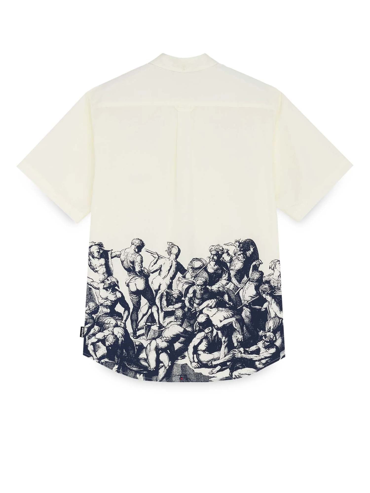 Iuter Battle Regular S/S Shirt Bianco