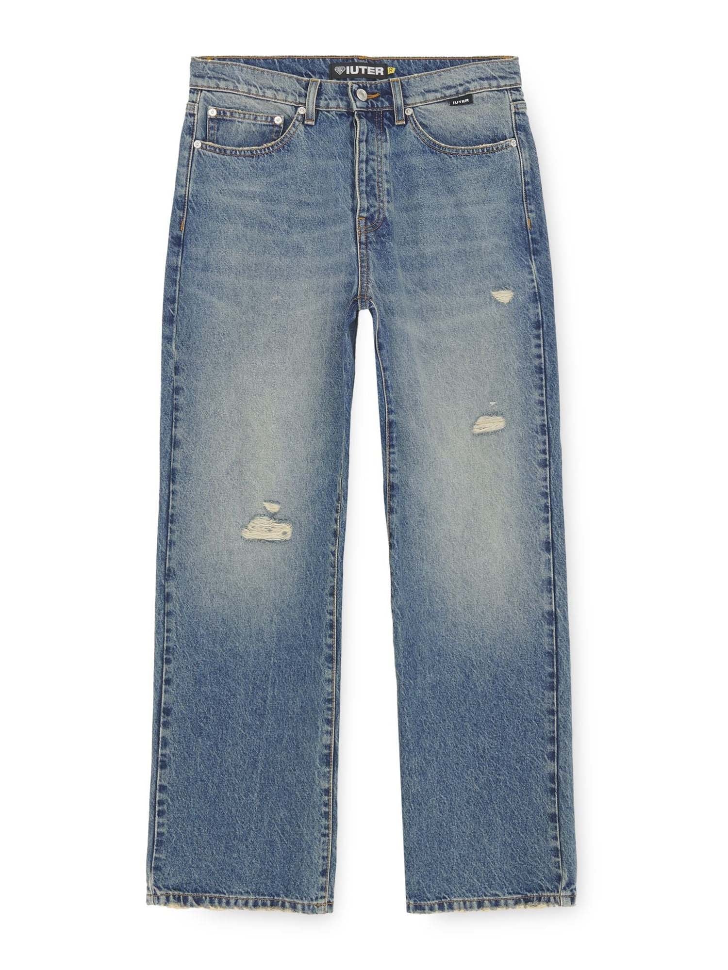 Iuter Loose Denim Pants Blu