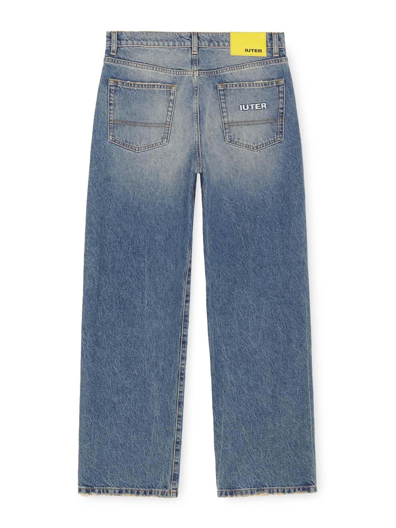 Iuter Loose Denim Pants Blu