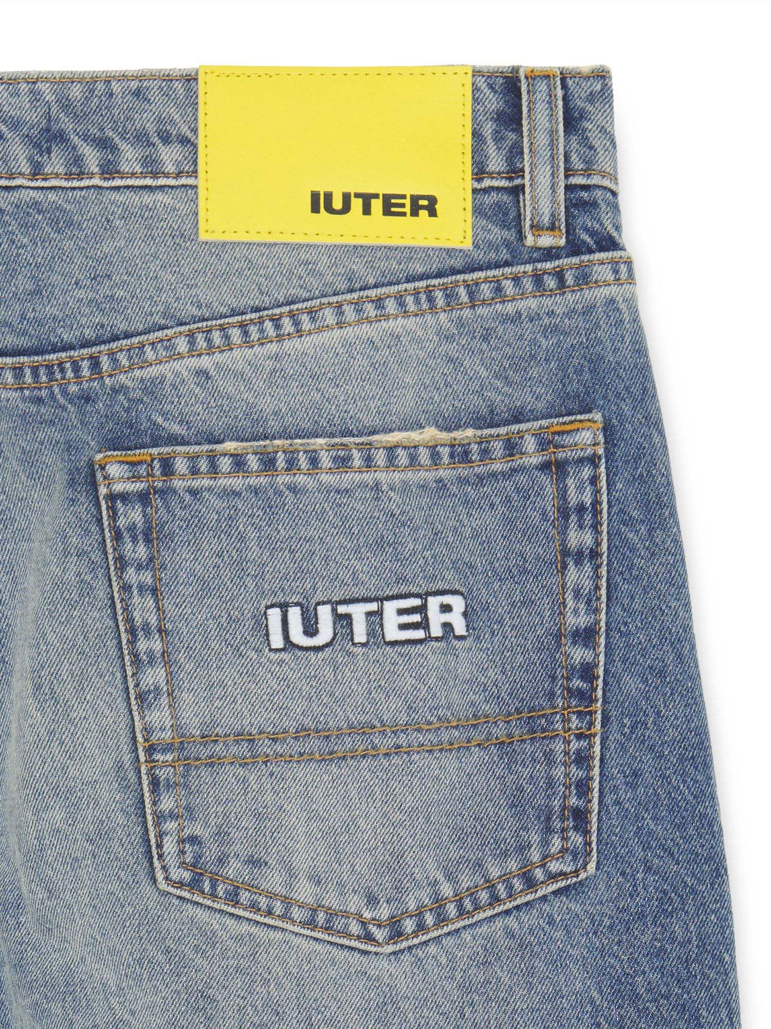 Iuter Loose Denim Pants Blu