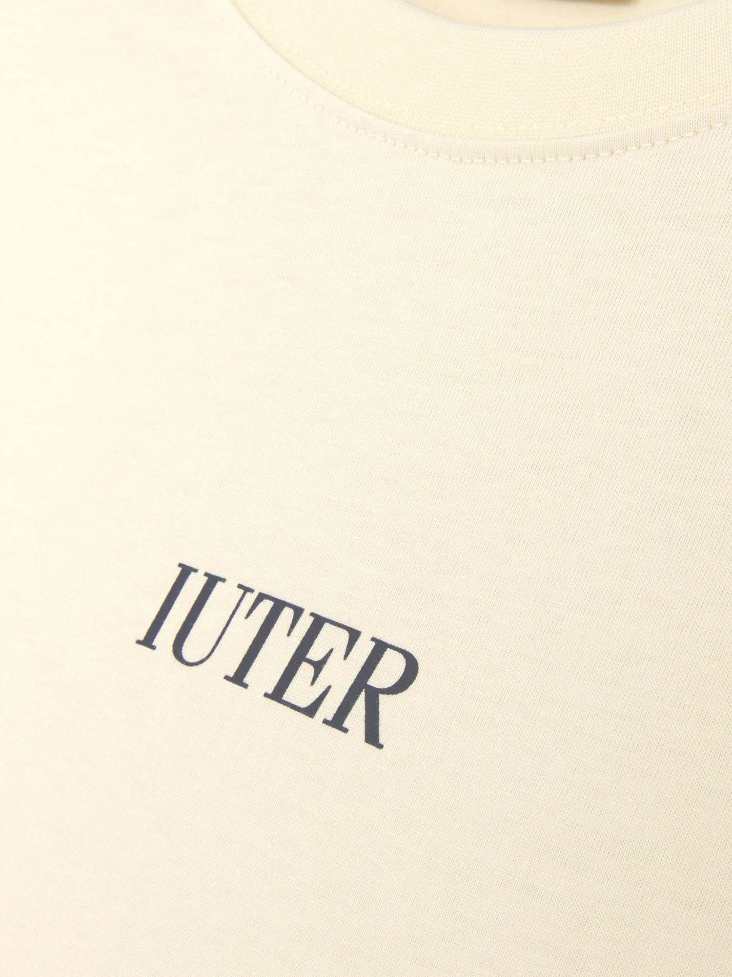 Iuter Battle Reverse Stitch Tee Bianco