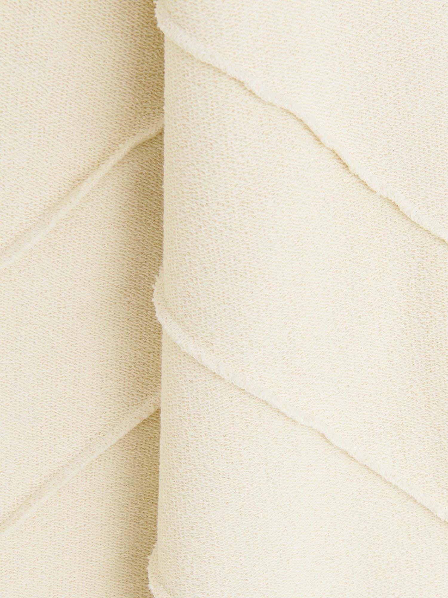 Iuter Parquet Reverse Crewneck Bianco