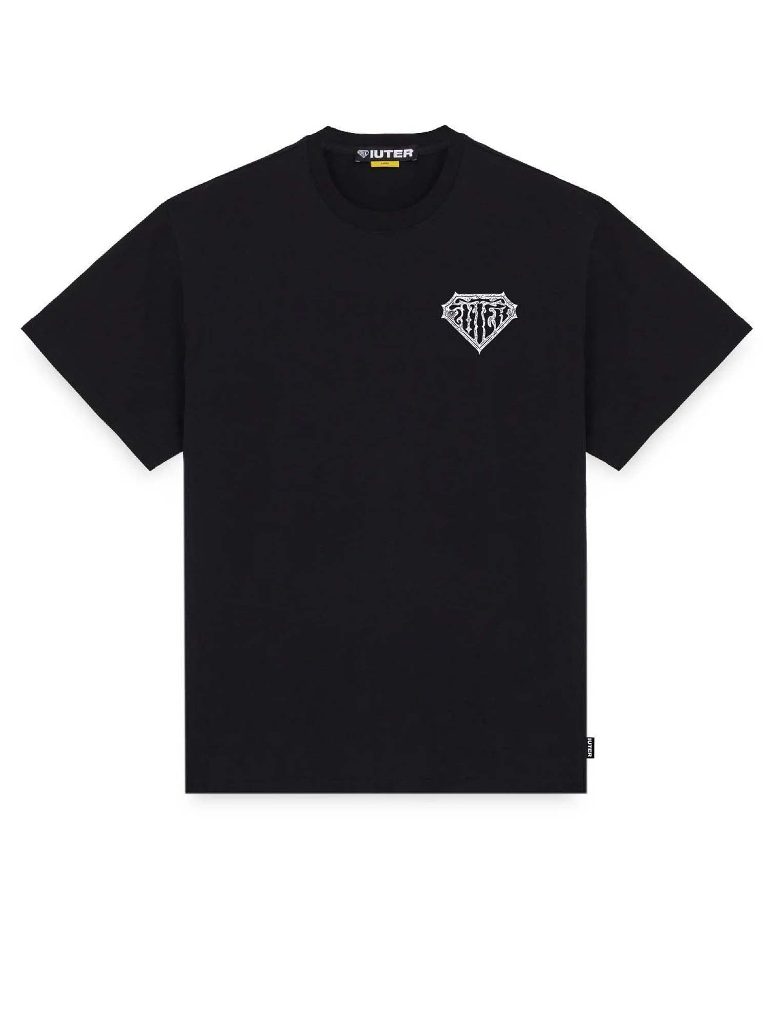 Iuter Thorns Double Logo Tee Nero