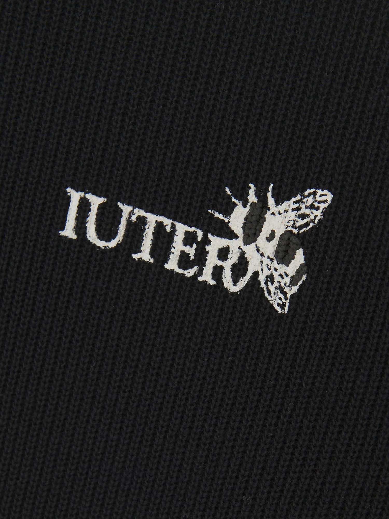Iuter Harmony Band Knit Over Tee Nero