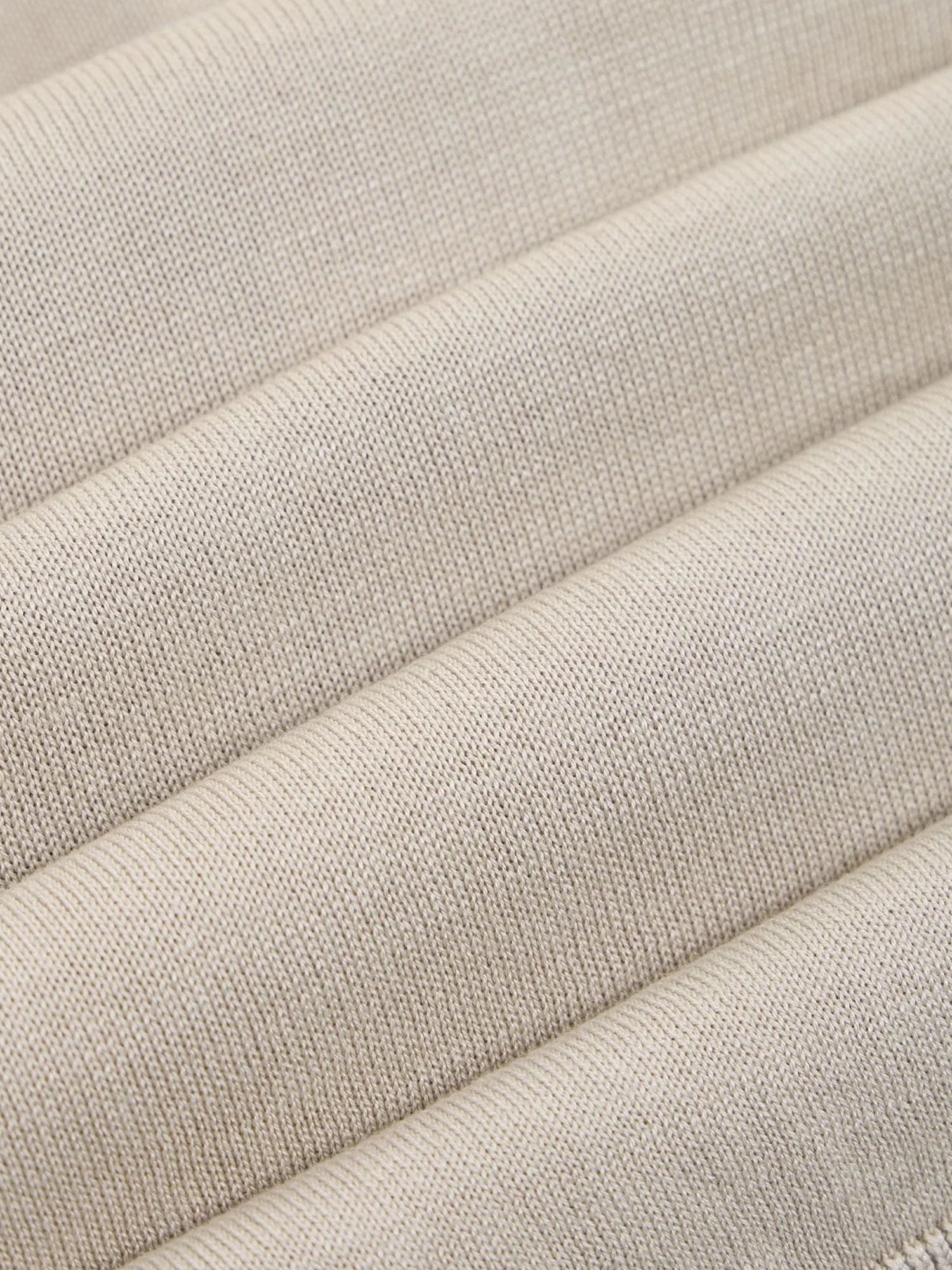 Paolo Pecora Maglia a Polo in Seta Cotone Beige