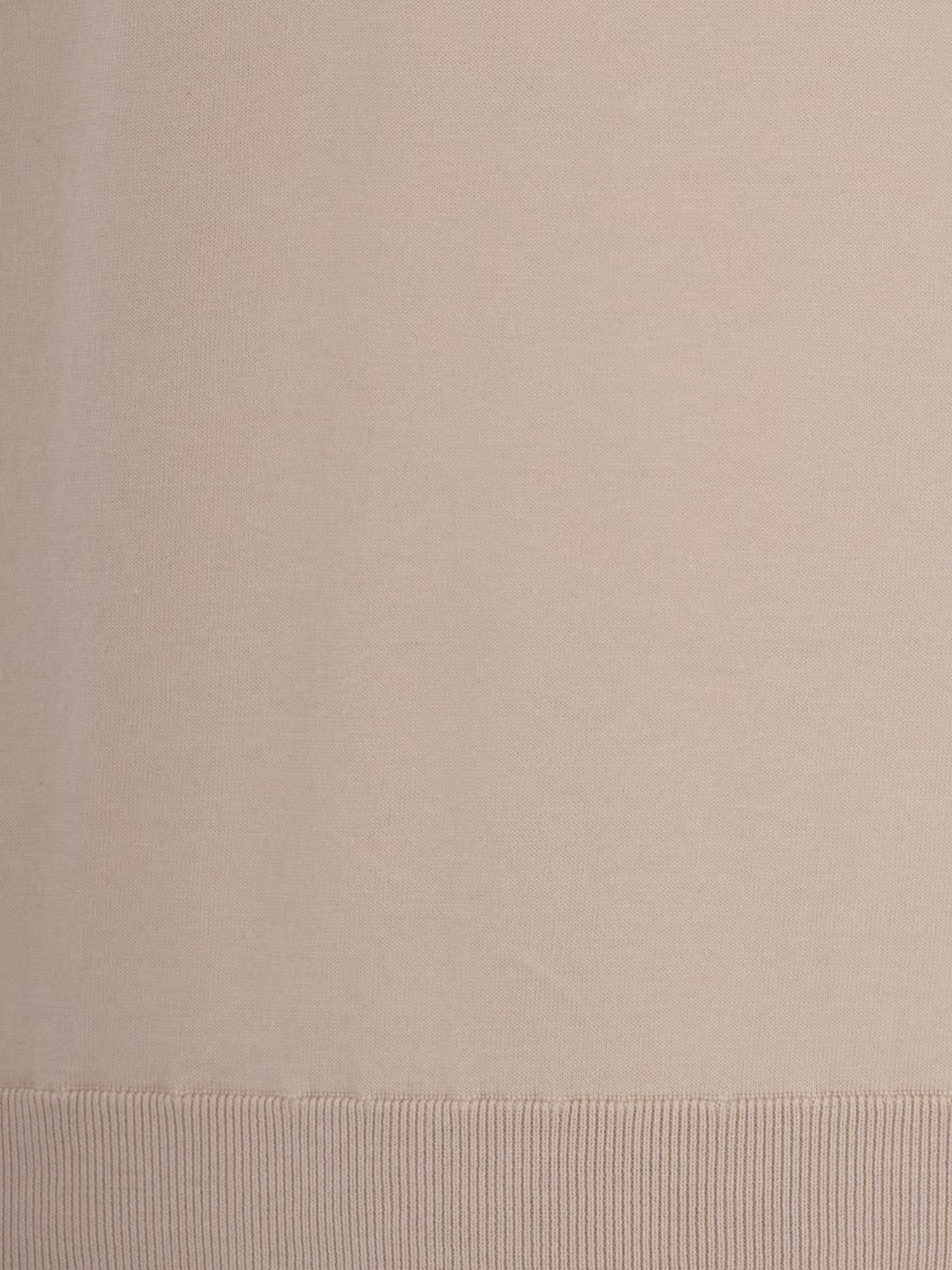 Paolo Pecora Maglia Girocollo Con Contrasti Beige