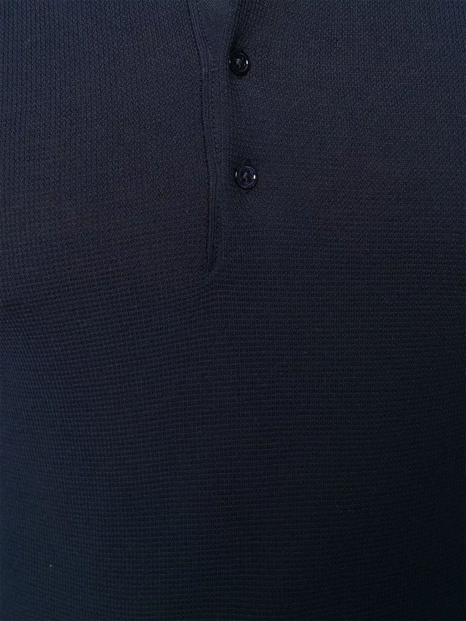 Paolo Pecora Polo in Cotone Blu