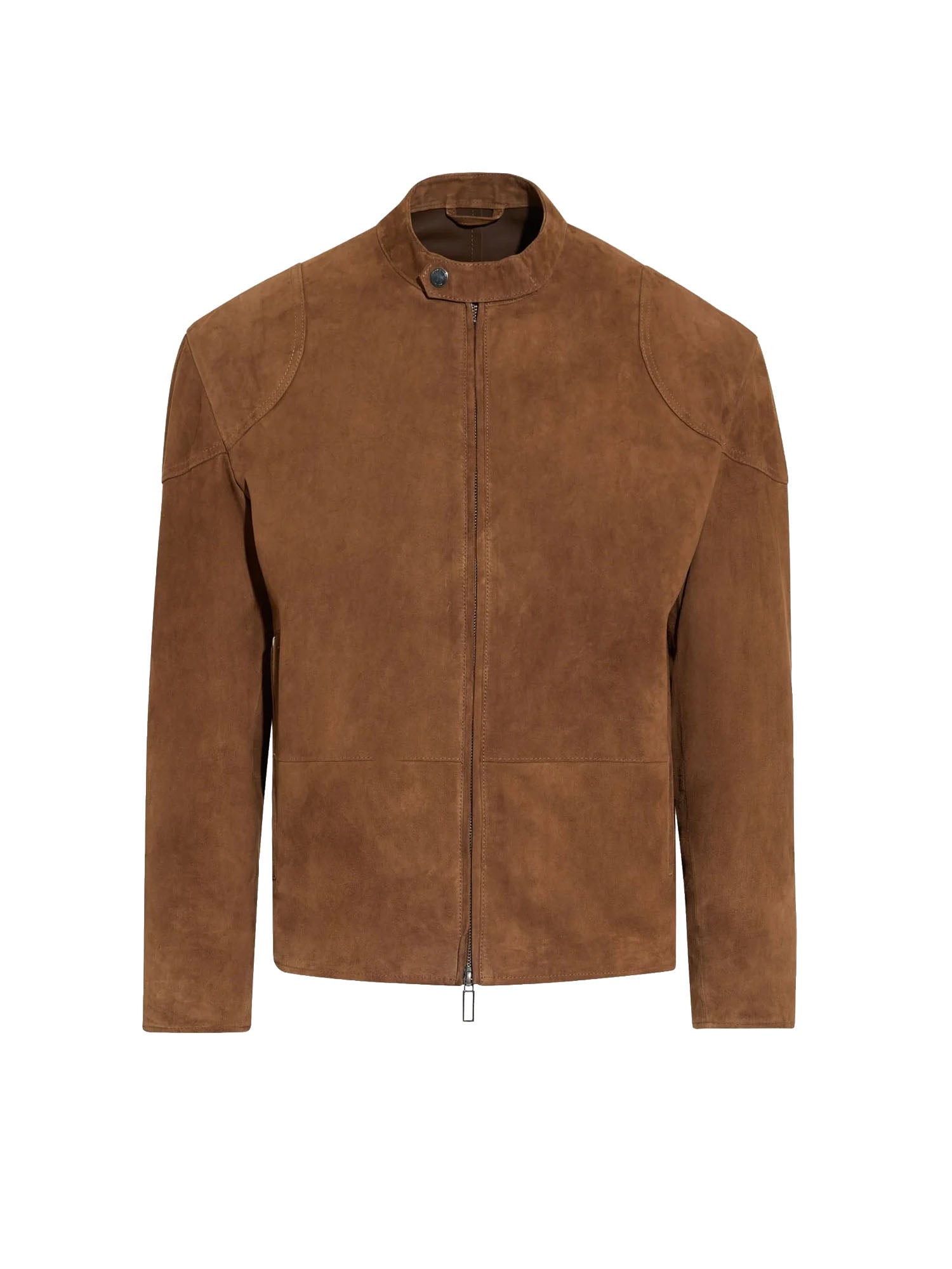 Paolo Pecora Giubbotto in Pelle Marrone