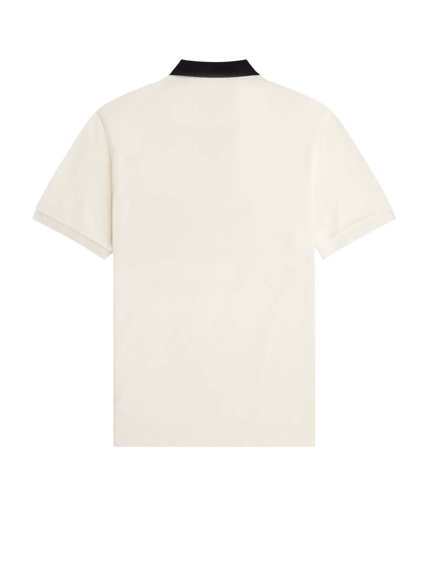 Fred Perry Polo con inserto ricamato Bianco