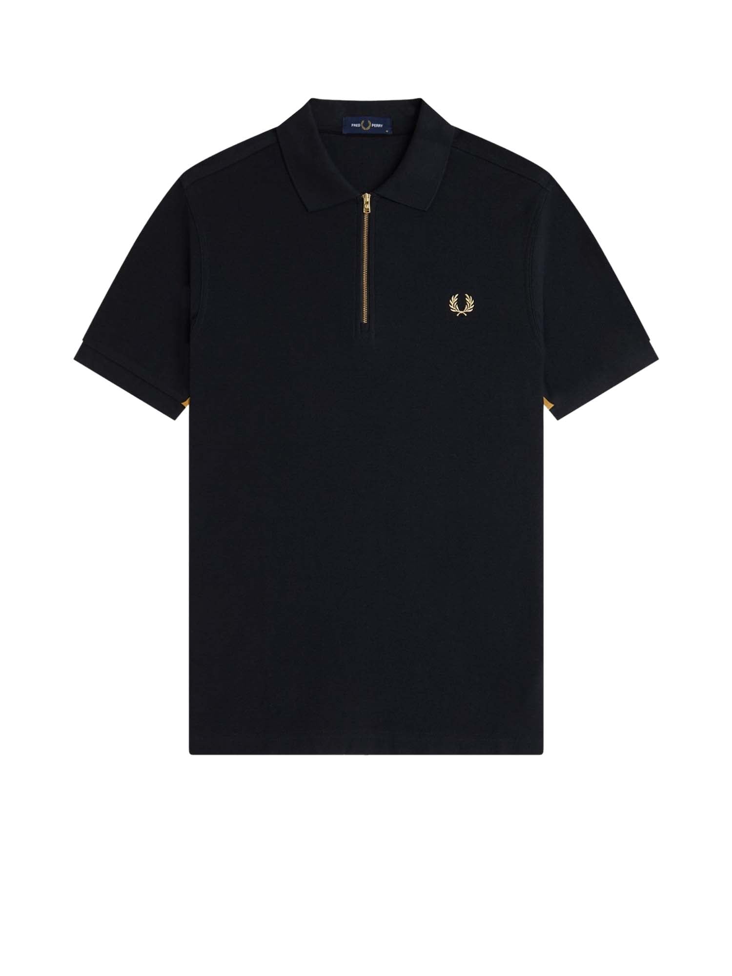 Fred Perry Polo con fettuccia a righe Nero
