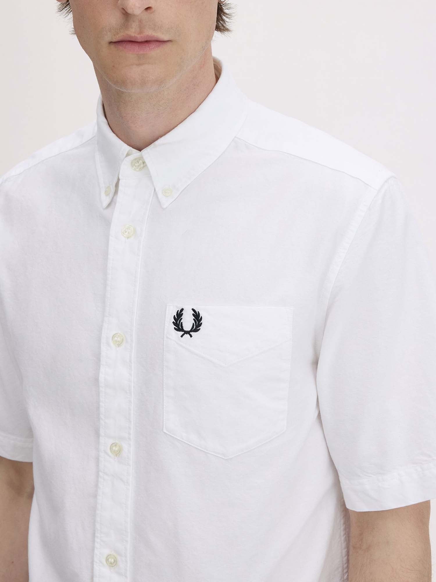 Fred Perry Camicia Oxford Bianco
