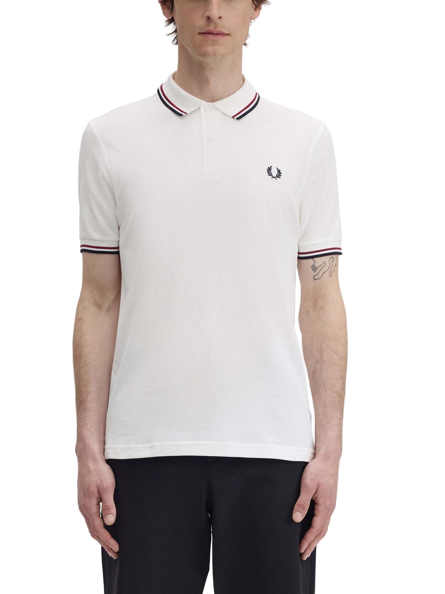 Fred Perry The Fred Perry Shirt Bianco