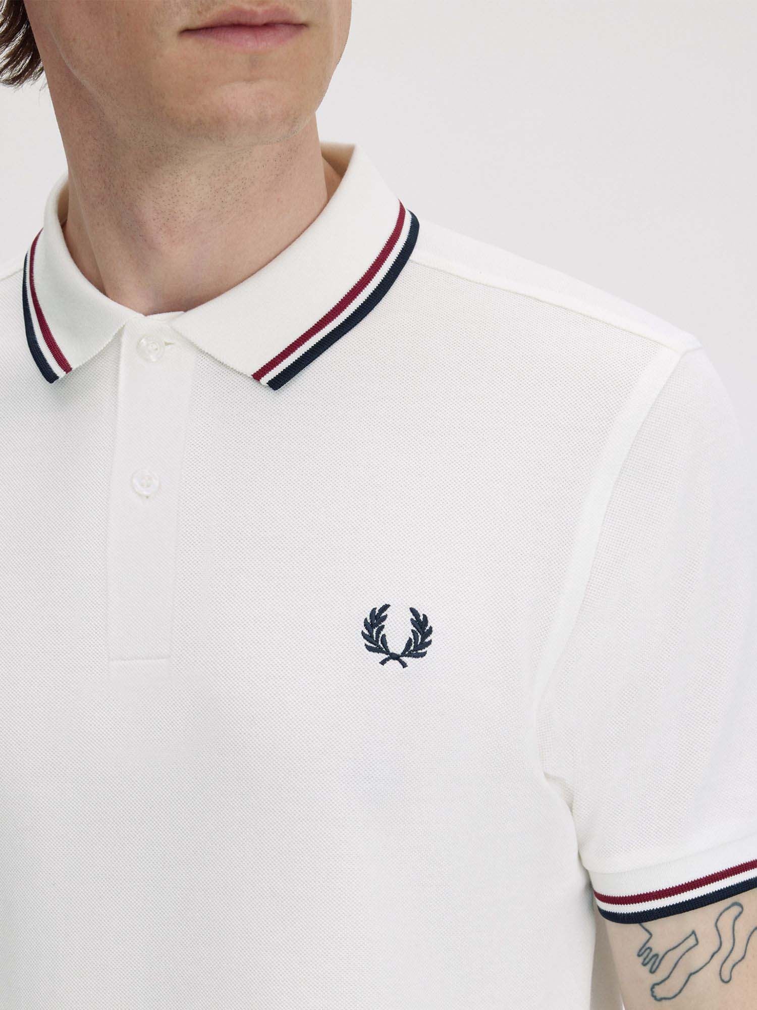 Fred Perry The Fred Perry Shirt Bianco