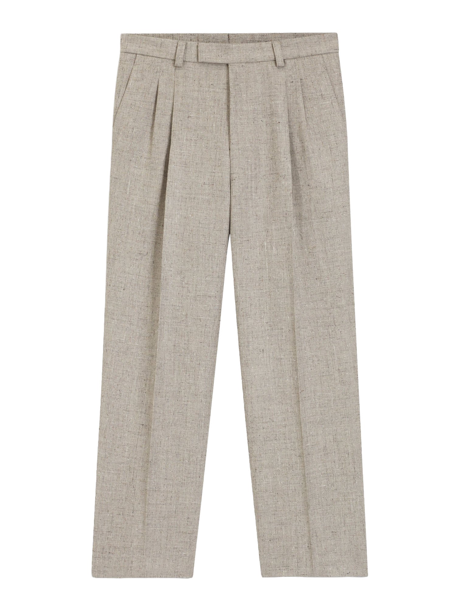 Pantaloni Oversize in Misto Lino a Micromotivo