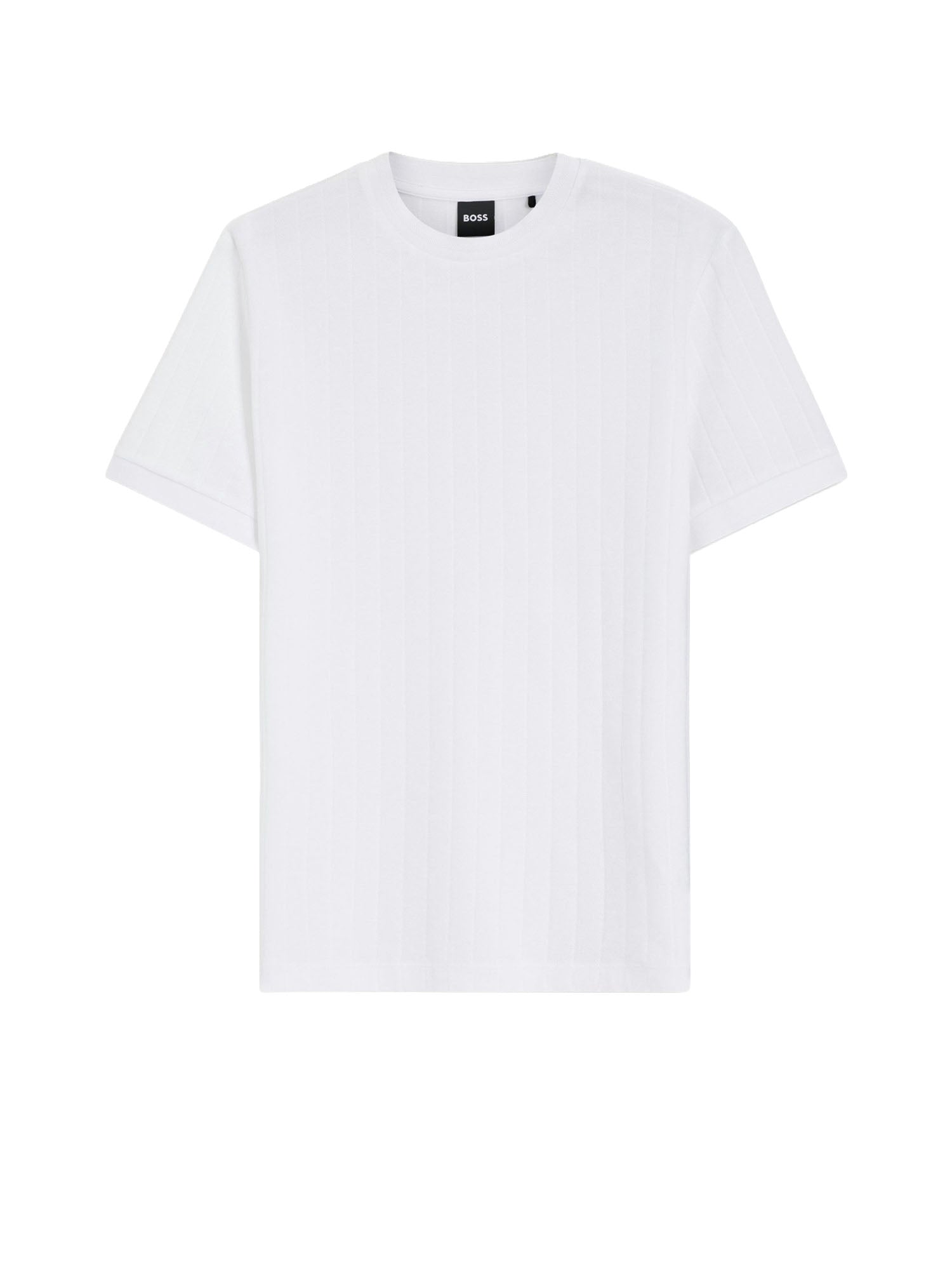 Boss T-shirt regular fit in cotone Bianco
