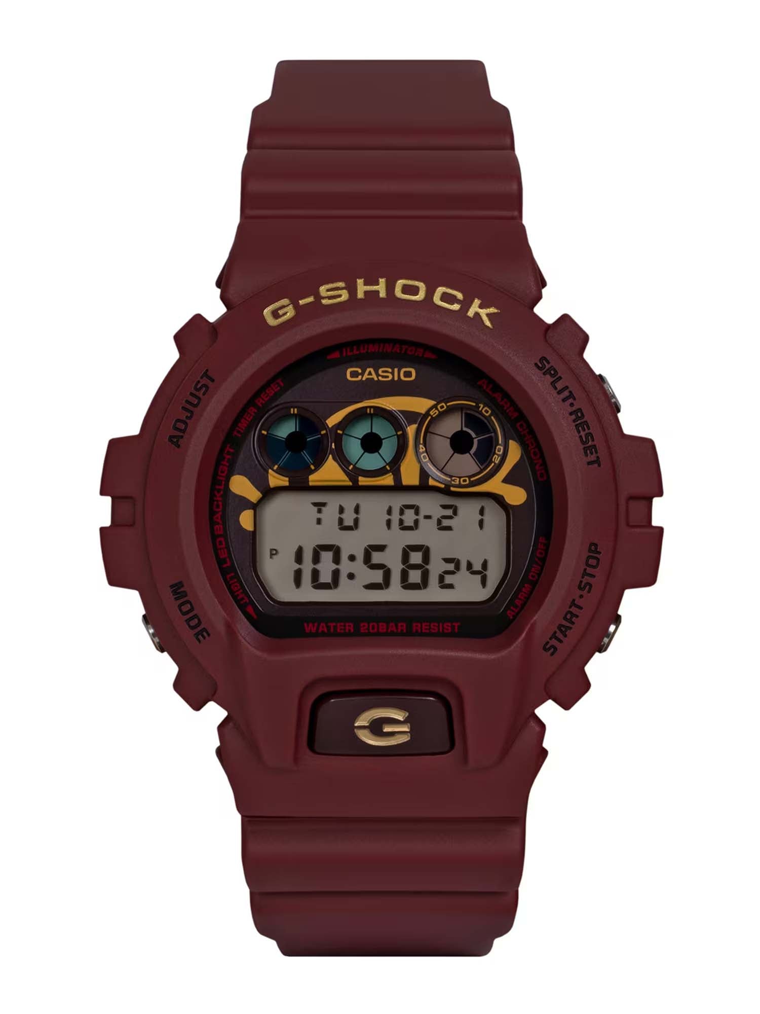 Casio G-shock Orologio G-SHOCK x Syna Serie 6900 Bordeaux