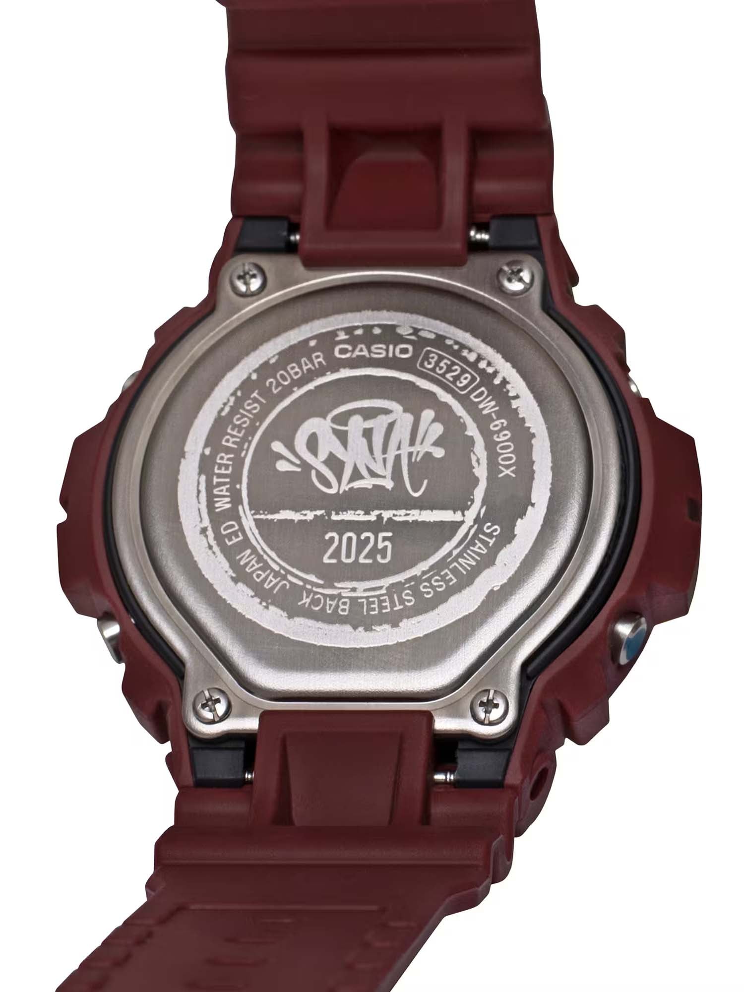 Casio Orologio G-SHOCK x Syna Serie 6900 Bordeaux