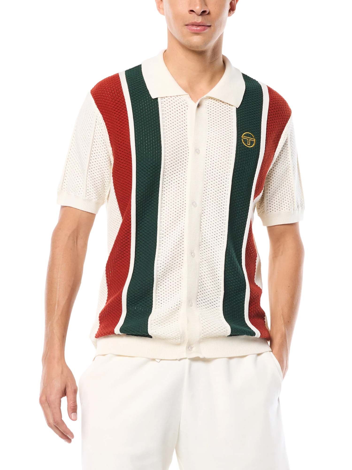 Sergio Tacchini Polo Montell Knit Bianco