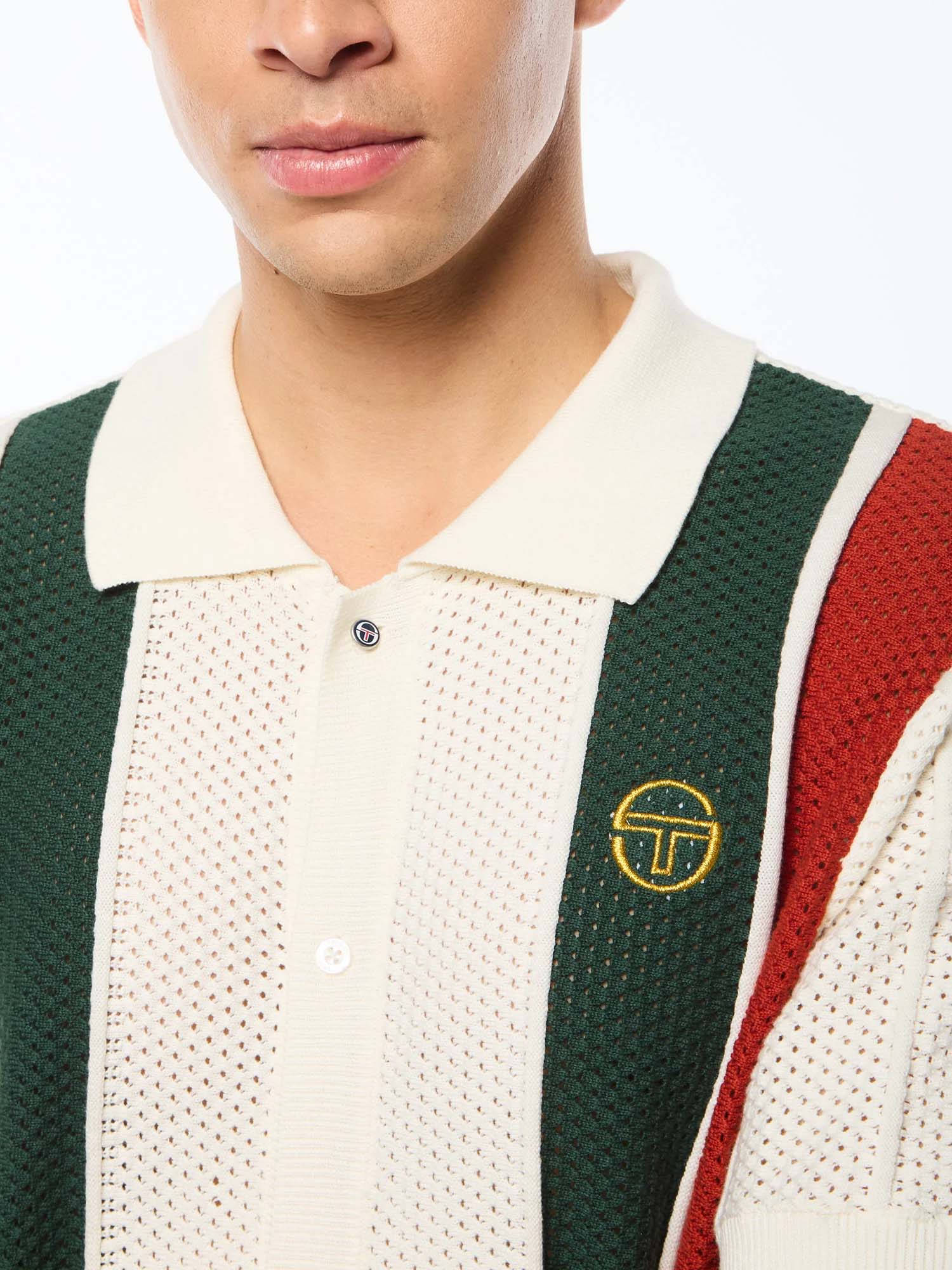 Sergio Tacchini Polo Montell Knit Bianco