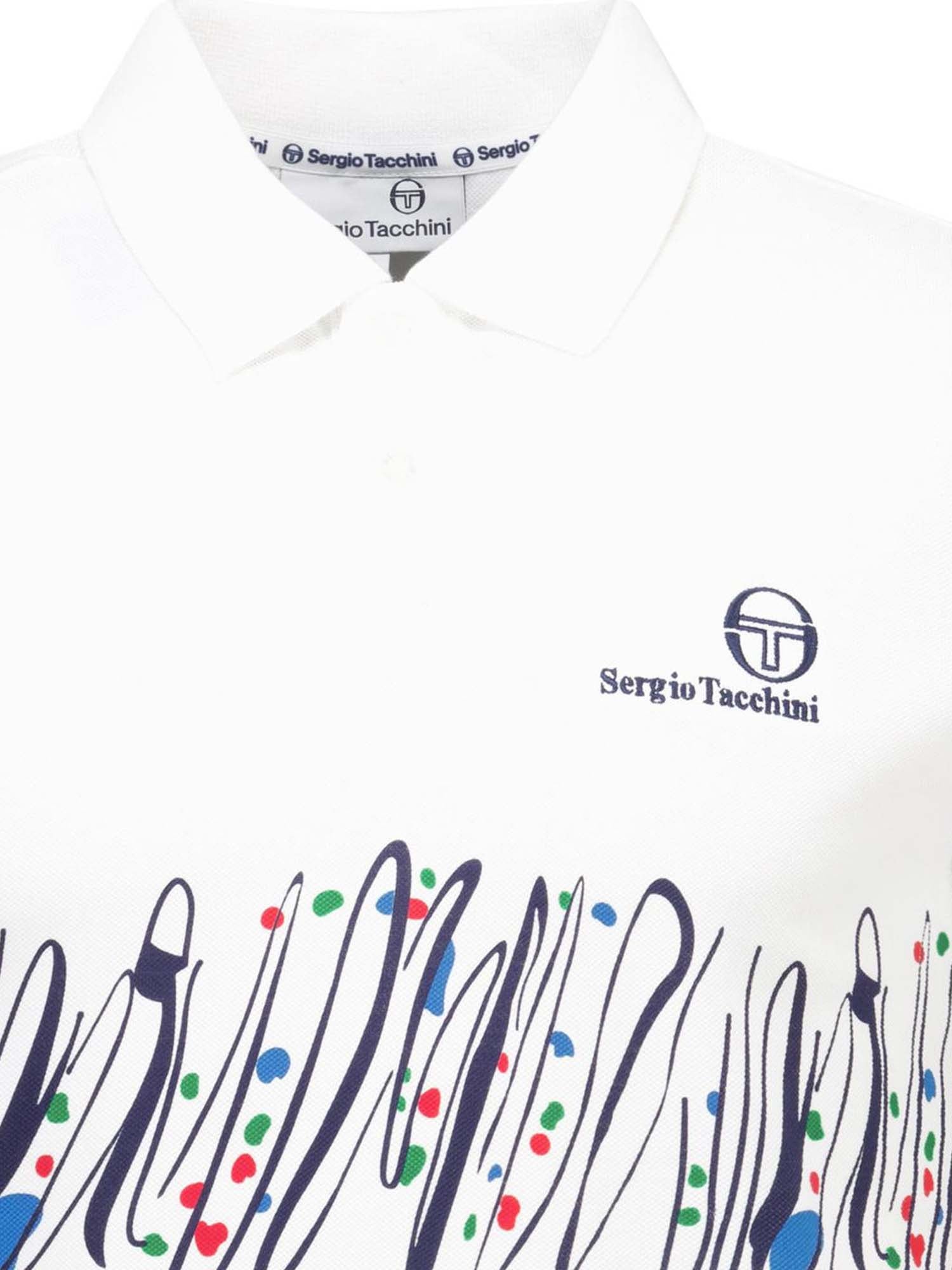 Sergio Tacchini Polo Filzi Pat Cash 80s Bianco