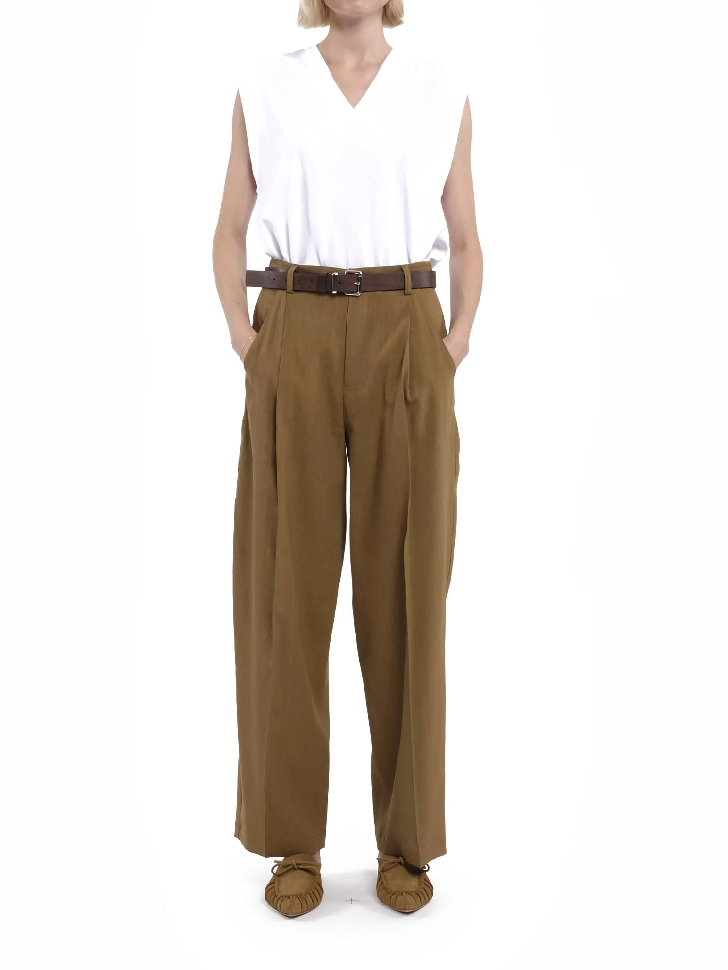 Tela9 Pantalone Ruben New Marrone