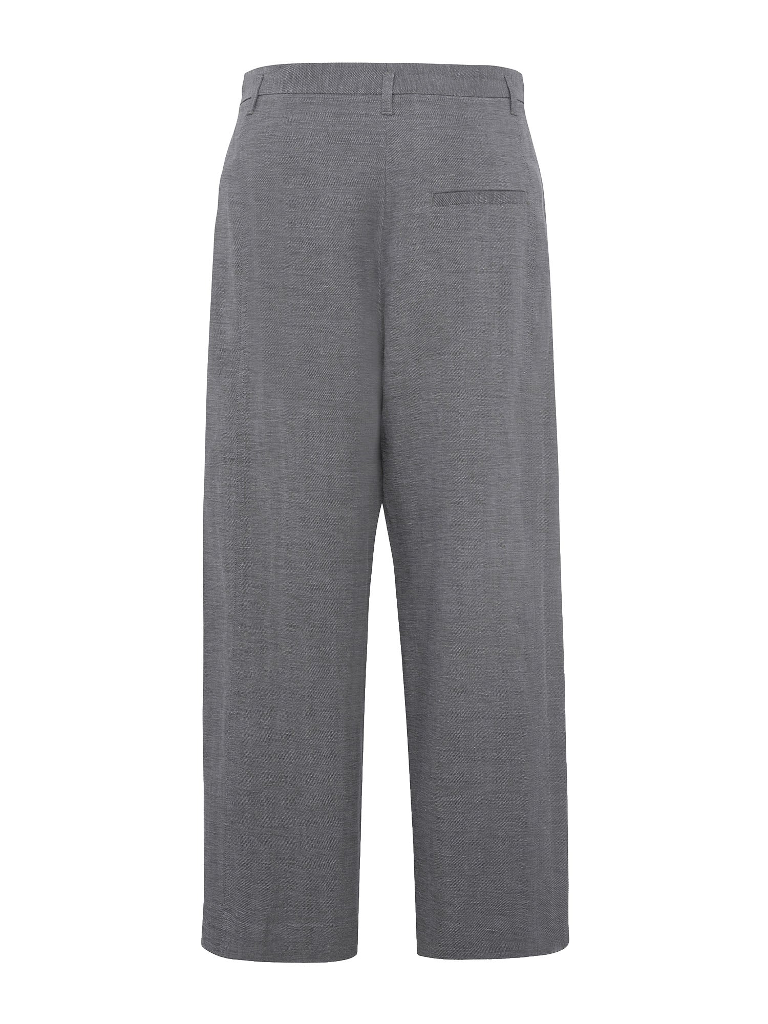 Tela9 Pantaloni a gamba larga Grigio