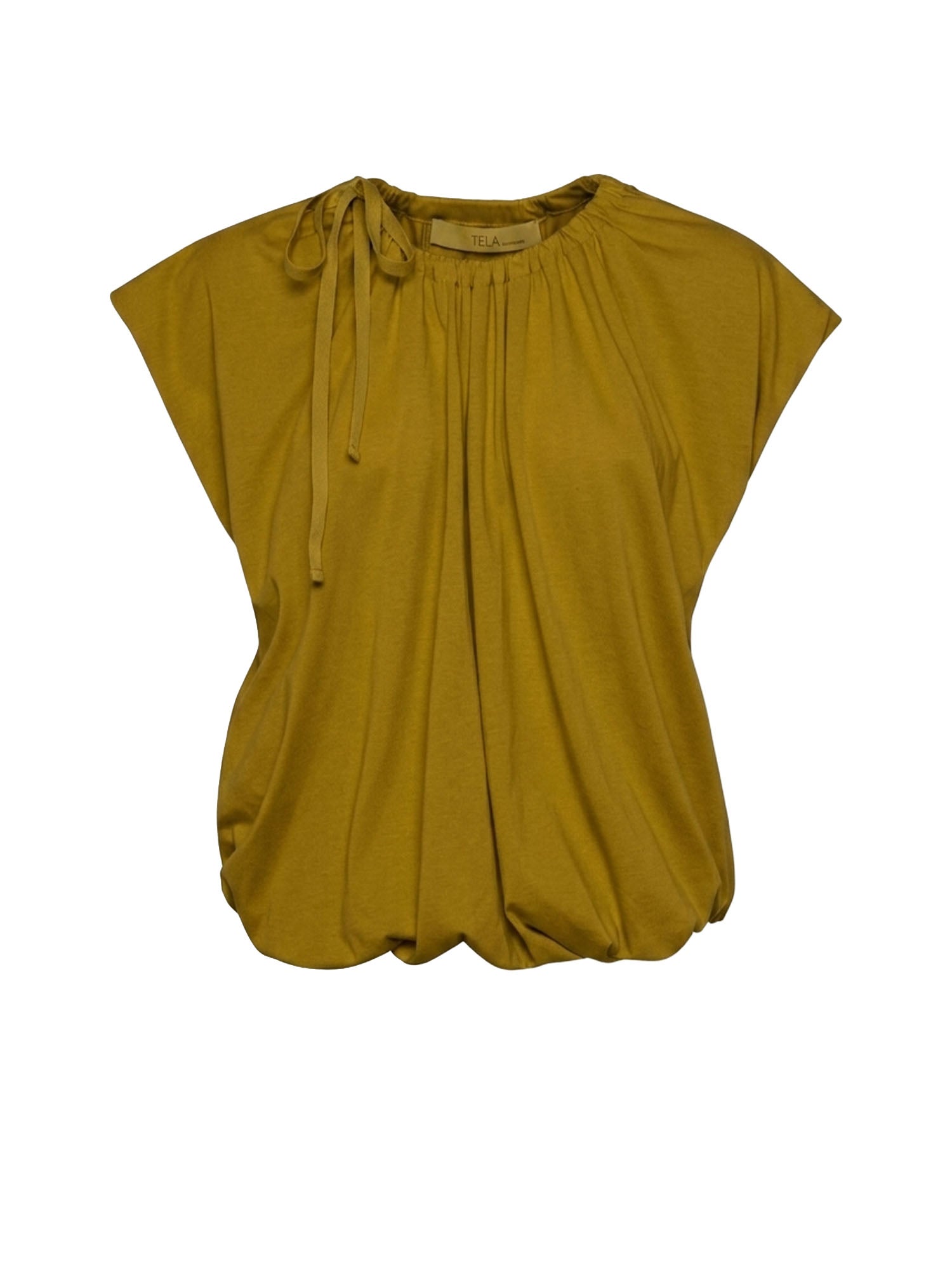 T-shirt en coton froncée