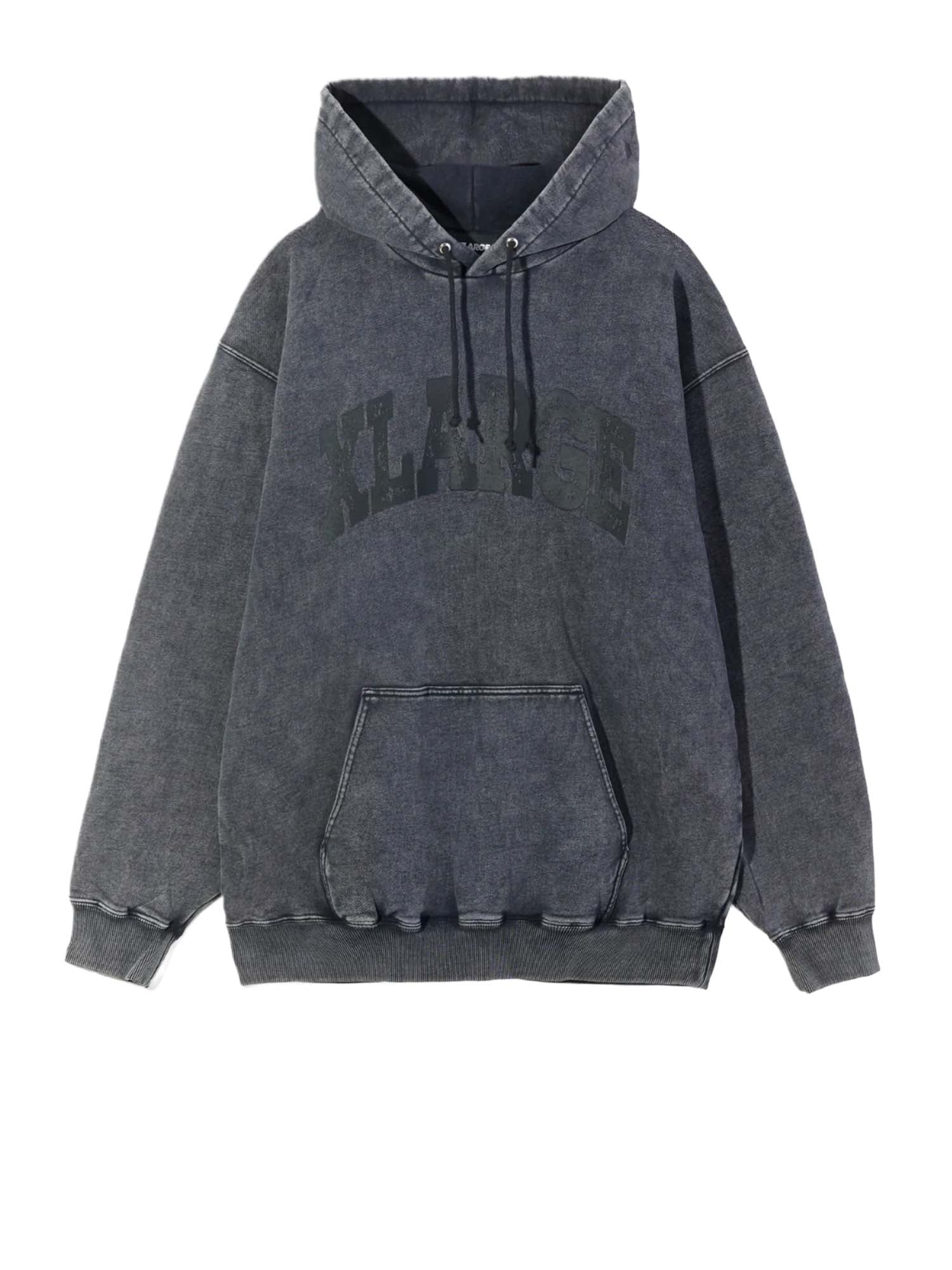 Xlarge Dyed Collage Logo Hoodie Nero