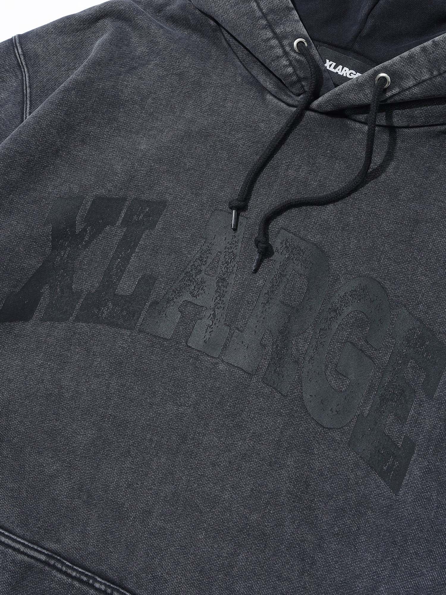 Xlarge Dyed Collage Logo Hoodie Nero