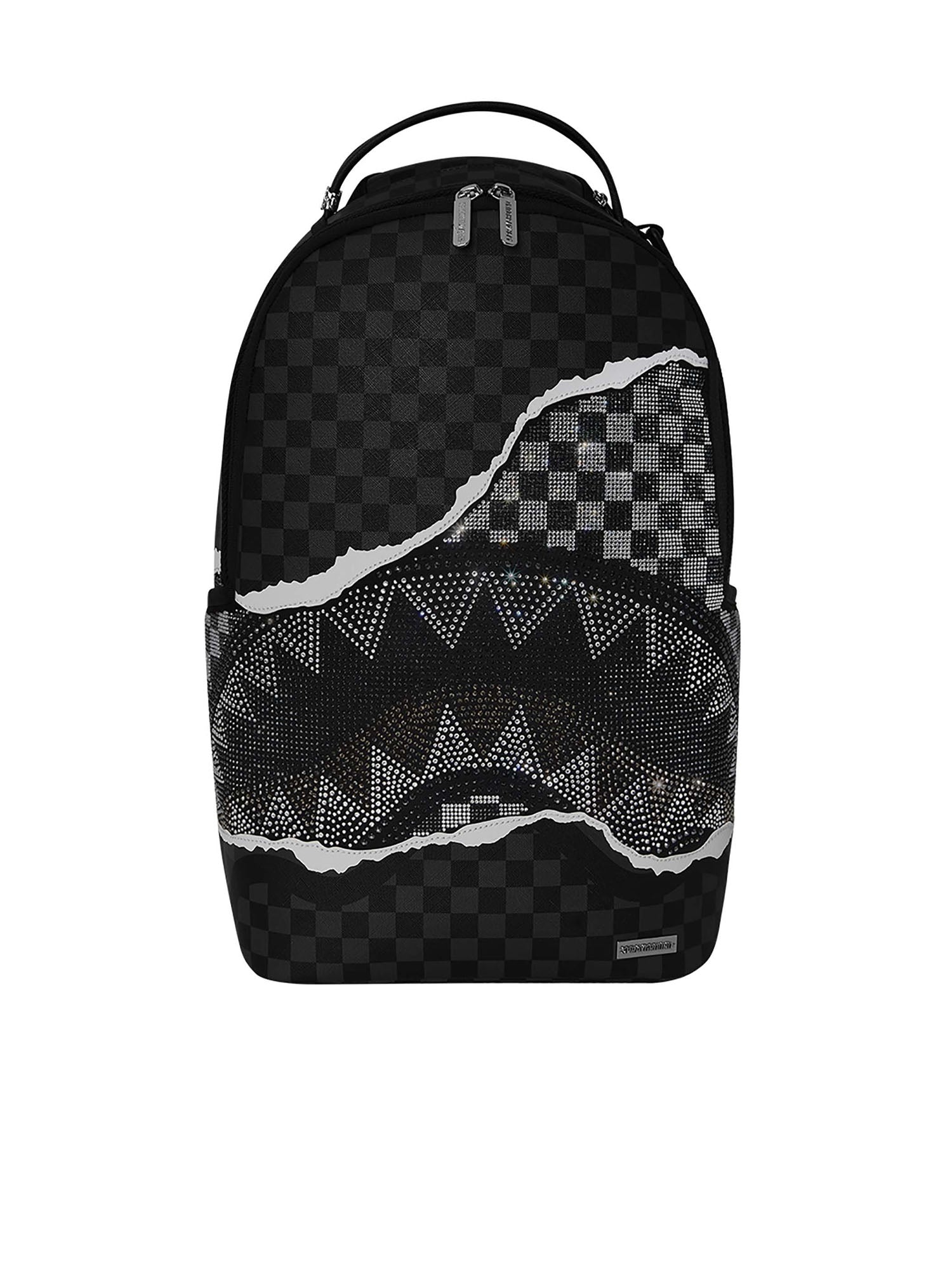 Sprayground Gold Diamond Tear Backpack Oro
