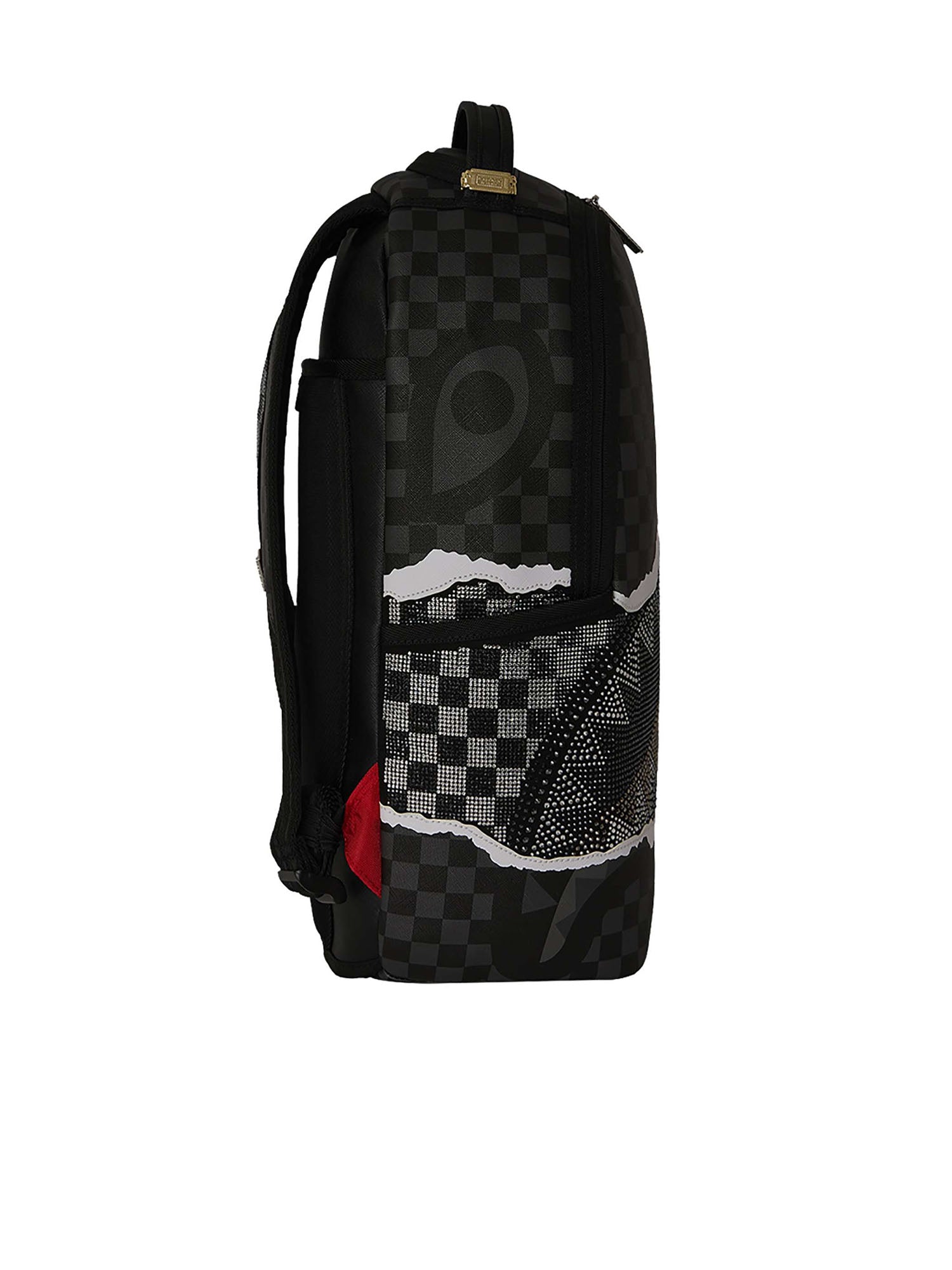 Sprayground Gold Diamond Tear Backpack Oro
