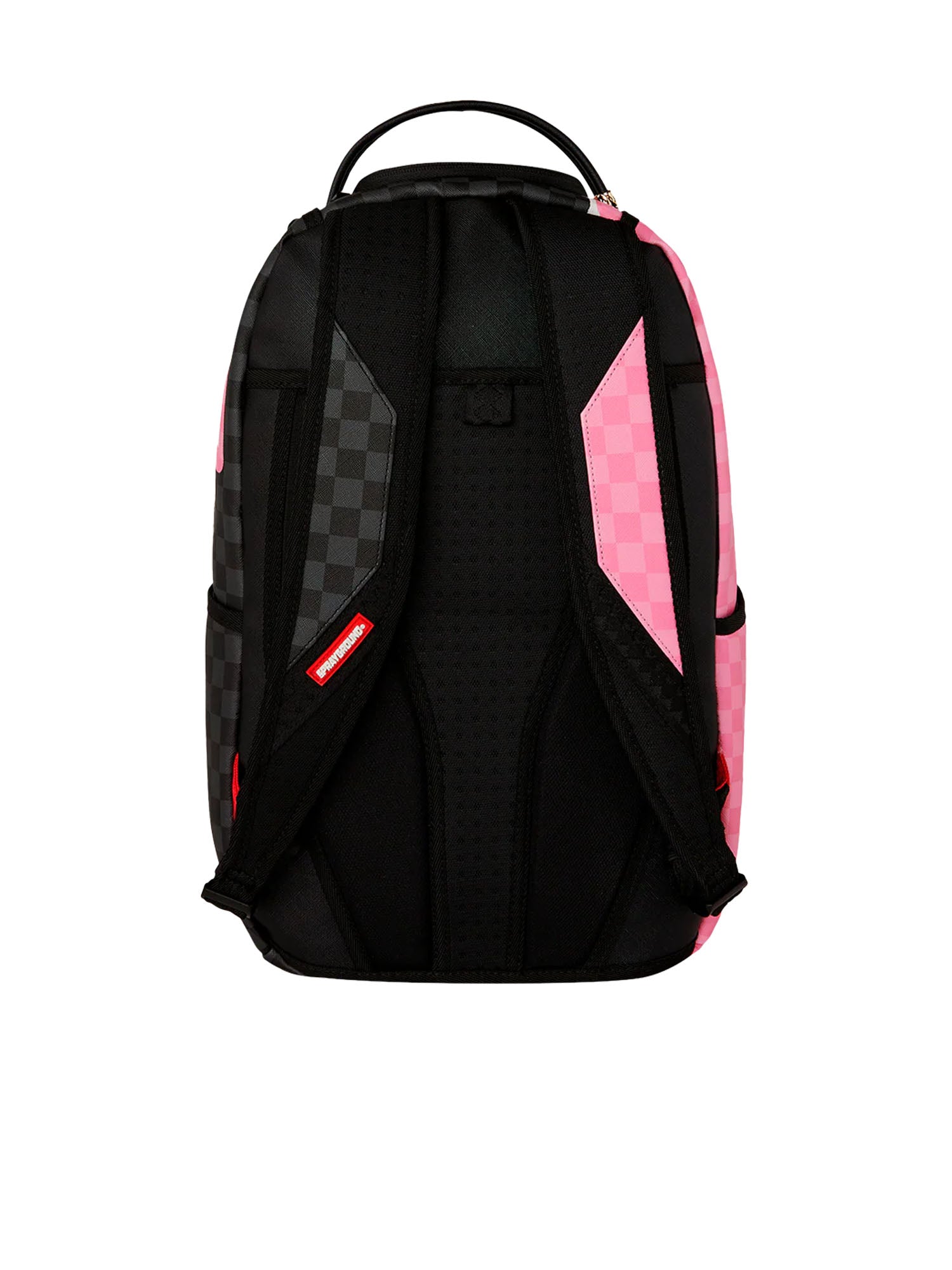 Sprayground Pink And Black Tear Sip Backpack Multicolore