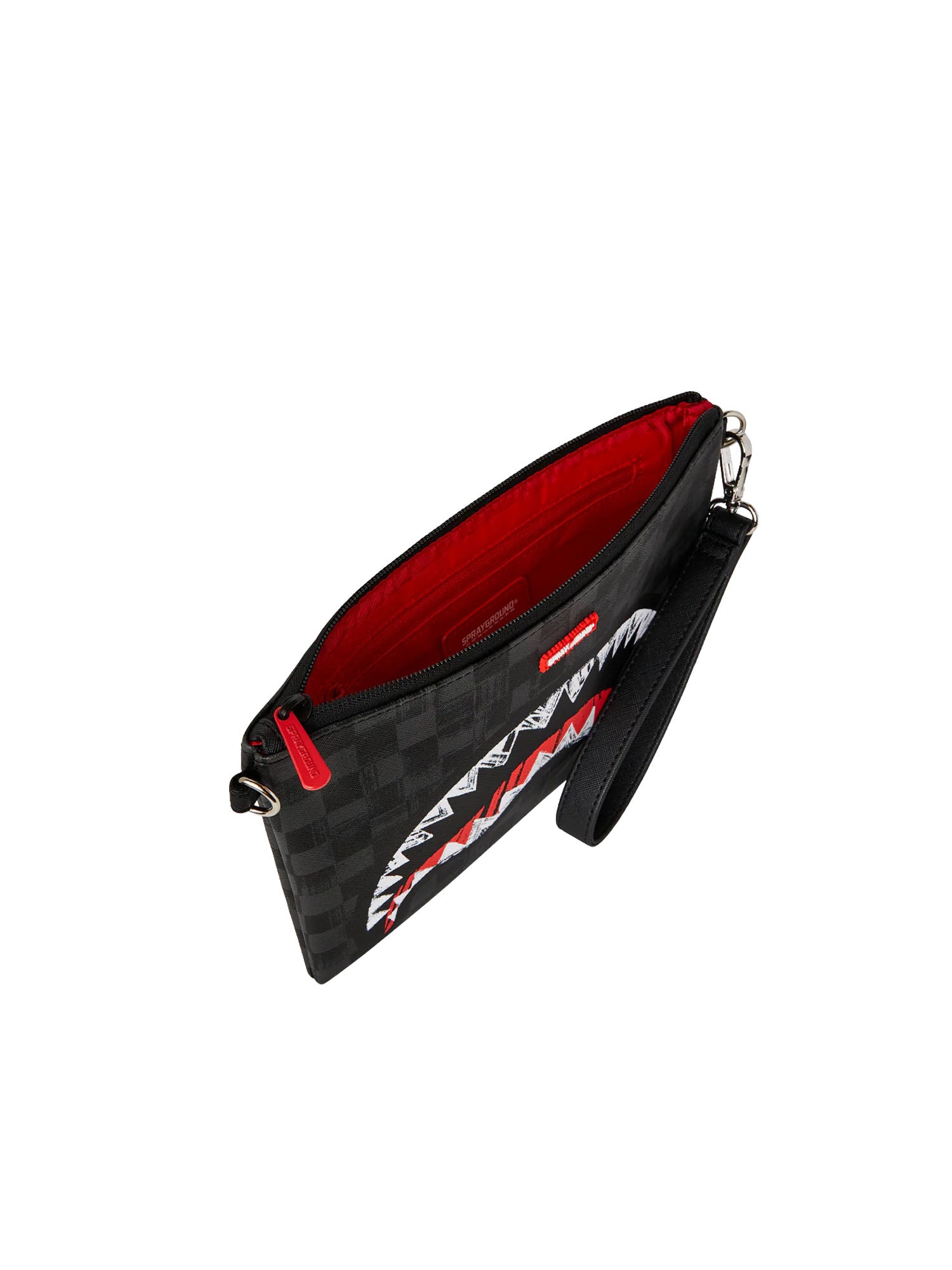 Sprayground Scribble Shark Crossover clutch Multicolore