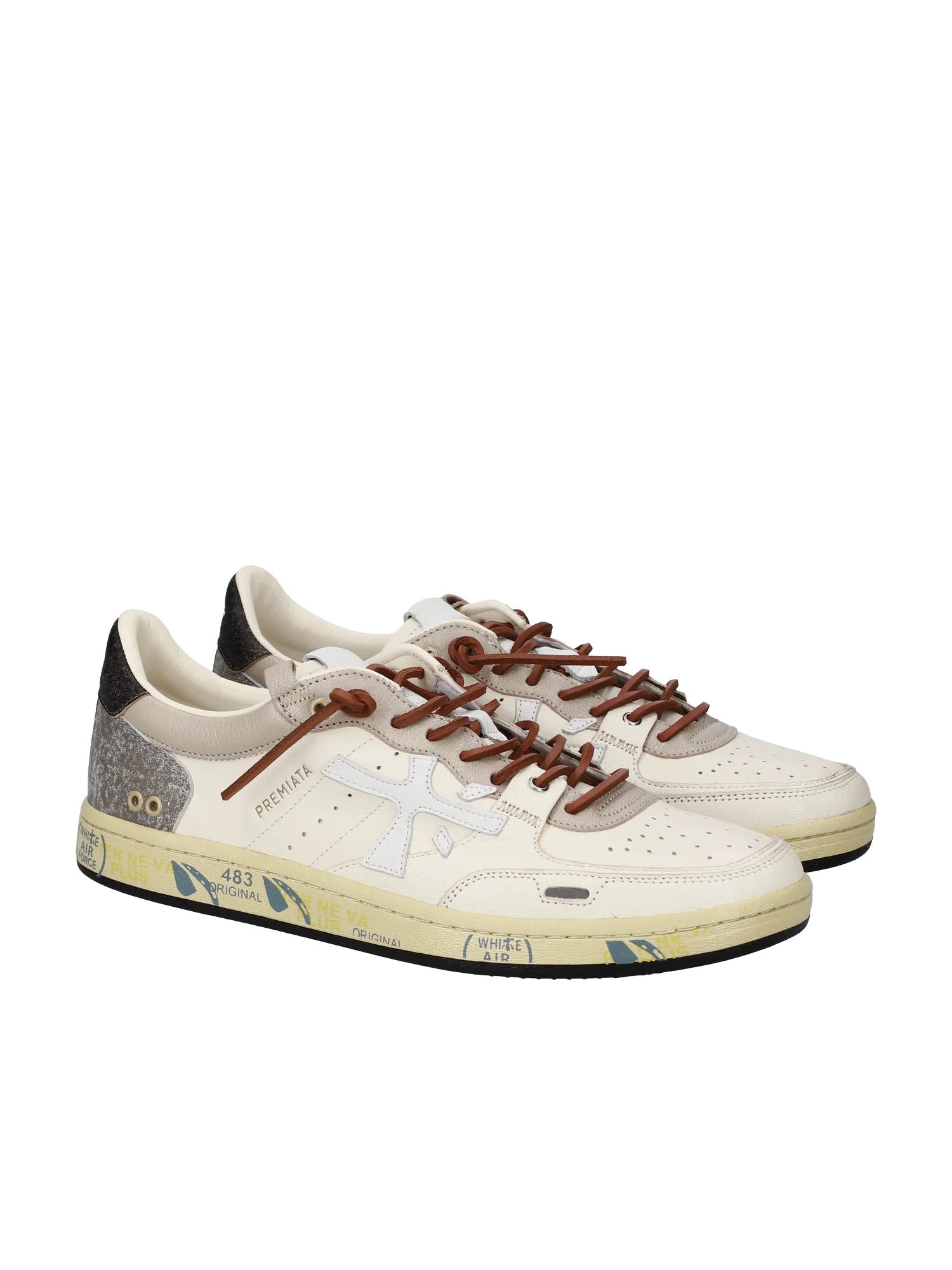 Premiata Bskt Clay 8163 Bianco