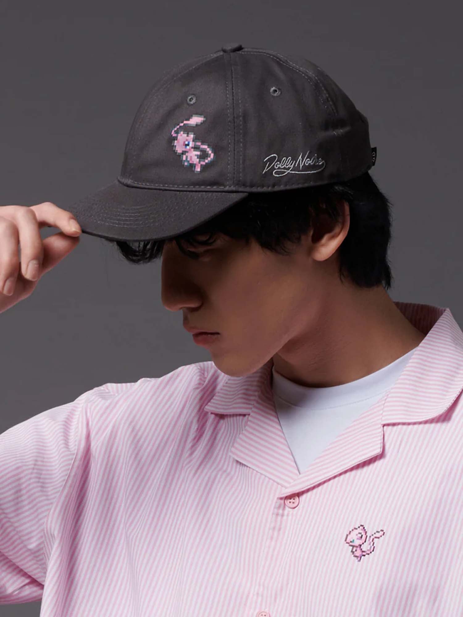 Dolly Noire Mew Dad Hat Grigio