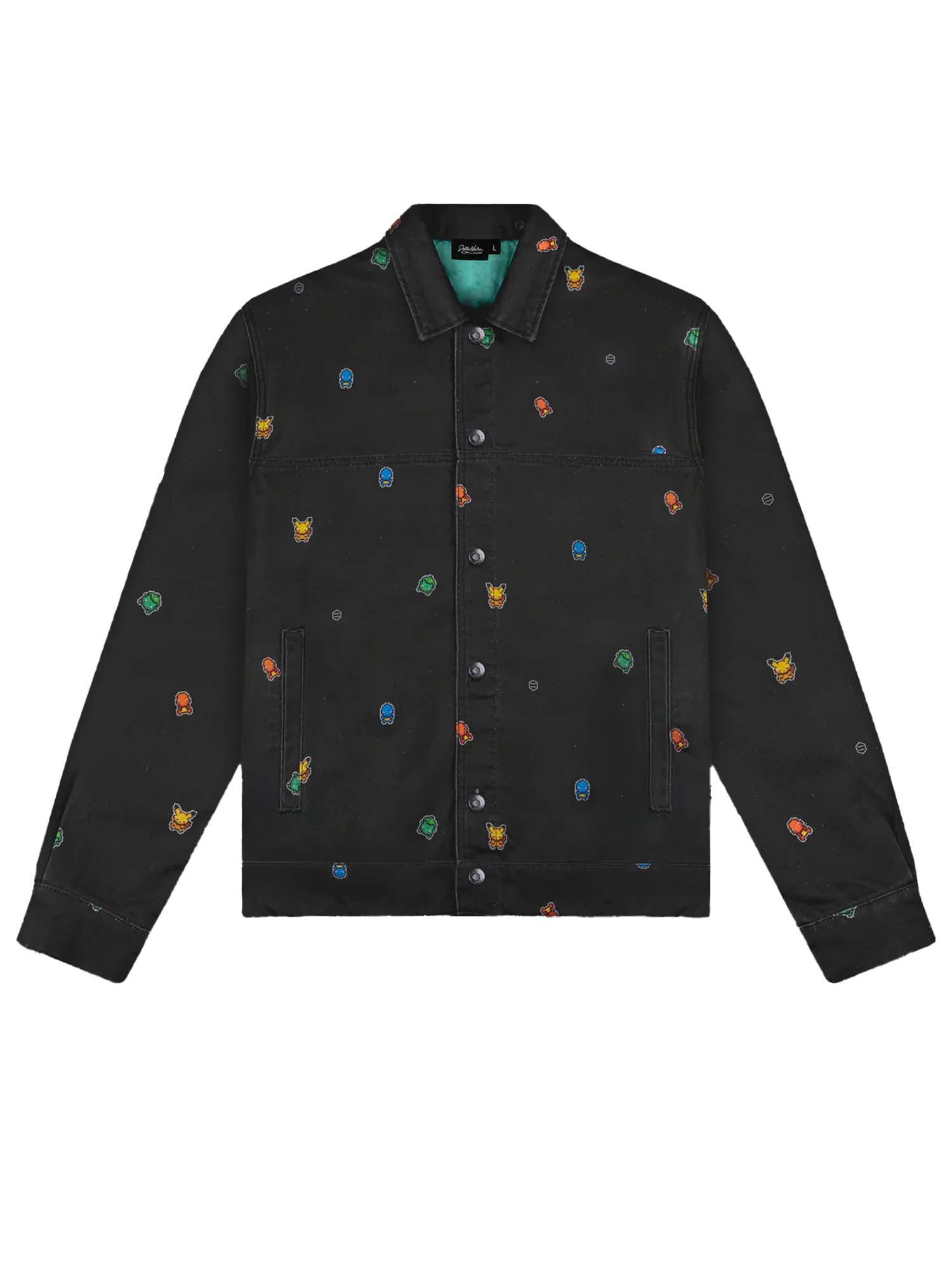 Dolly Noire Starter Pattern Loose Jacket Nero