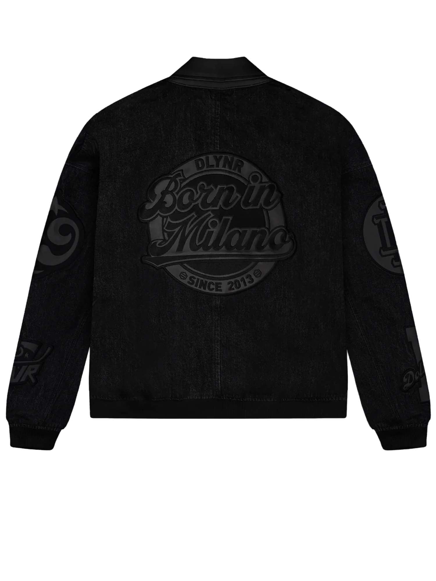 Dolly Noire Denim Bomber Nero