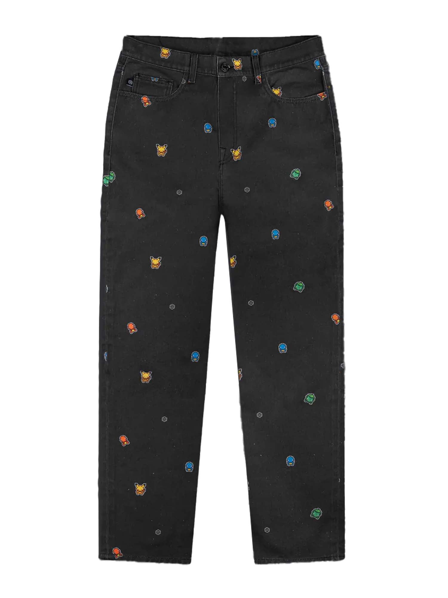 Dolly Noire Starter Pattern Loose Fit Denim Nero