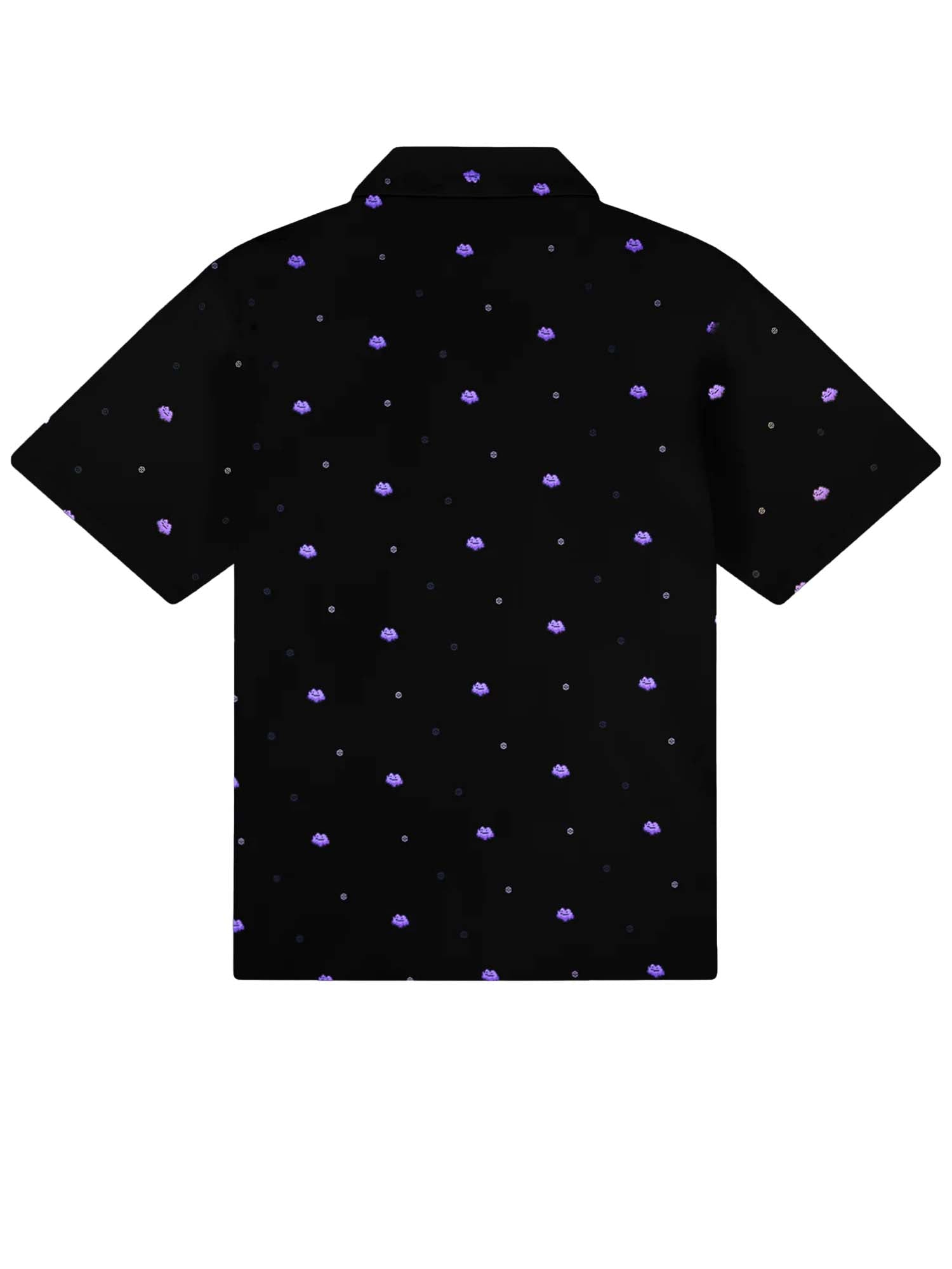 Dolly Noire Ditto Pattern Shirt Nero