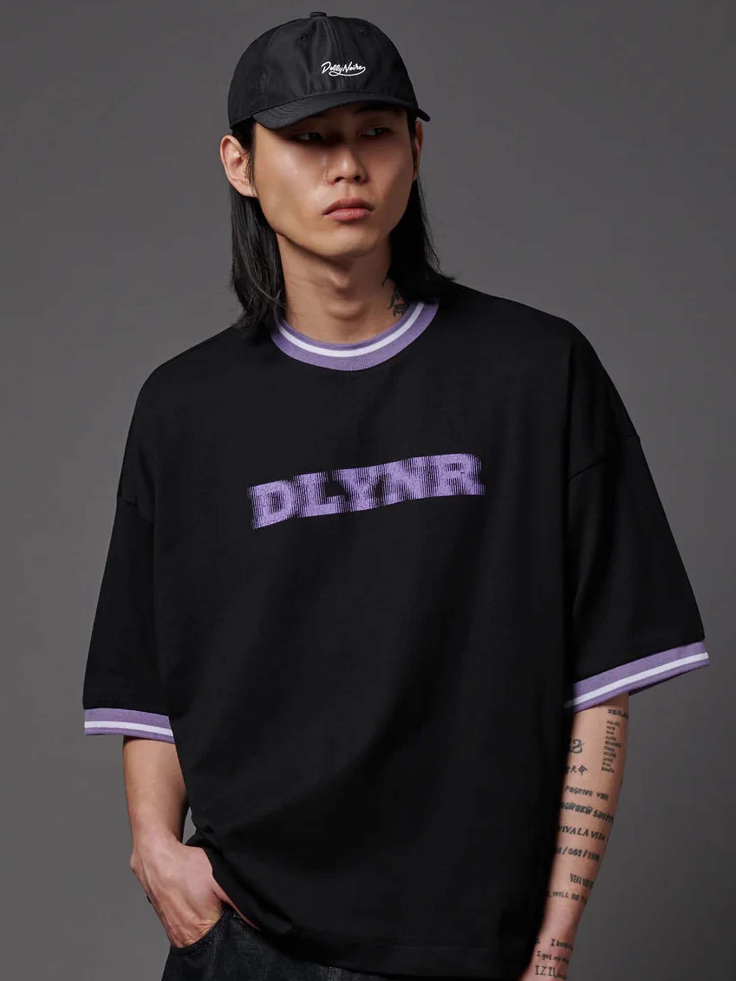 Dolly Noire Cracked DLYNR Over Tee Nero