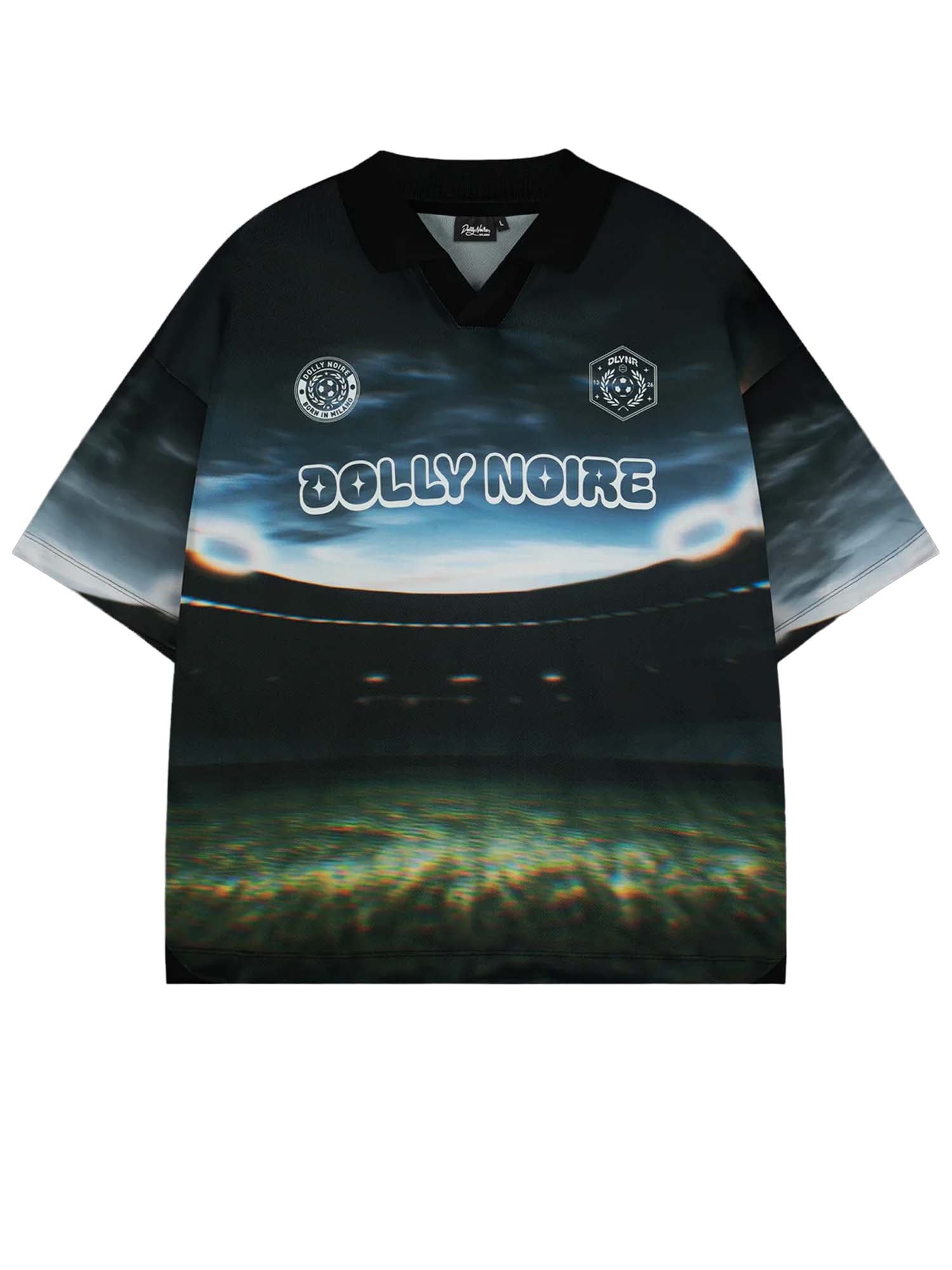 Dolly Noire Blurred Field Over Polo Multicolore