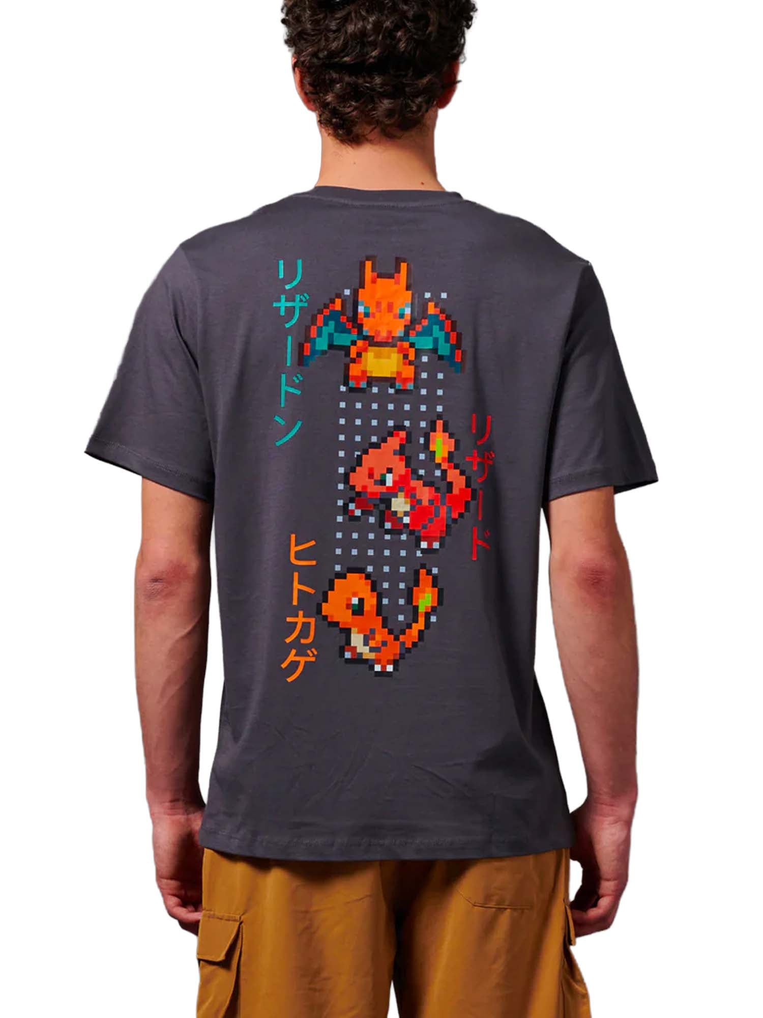 Dolly Noire Charizard Evolution Tee Grigio