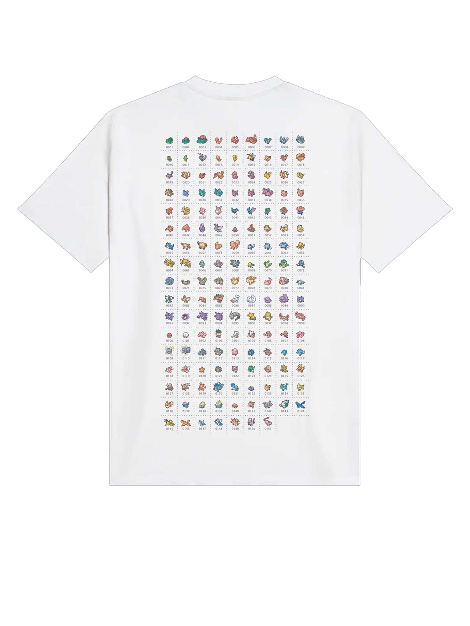 Dolly Noire Pokédex Tee Bianco