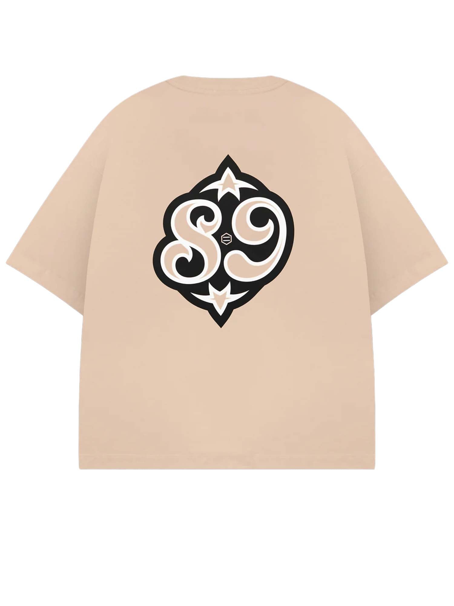 Dolly Noire Sport Club Over Tee Beige