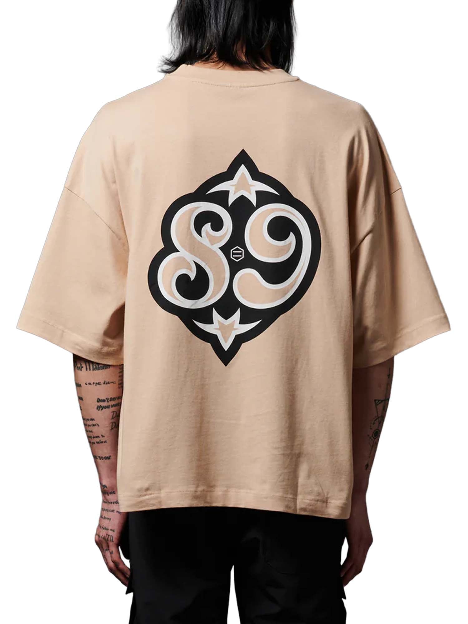 Dolly Noire Sport Club Over Tee Beige