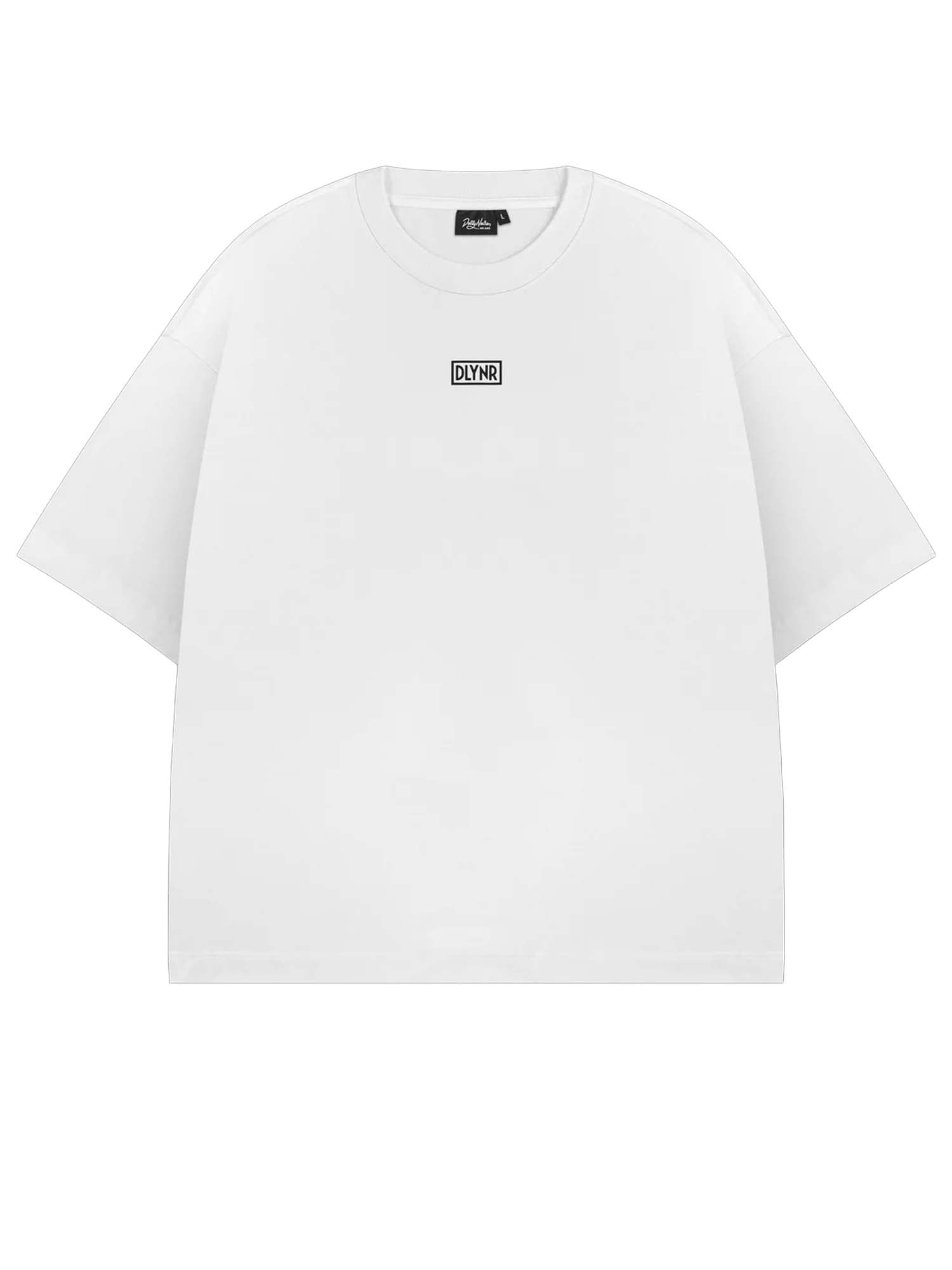 Dolly Noire 3D Box Logo Over Tee Bianco
