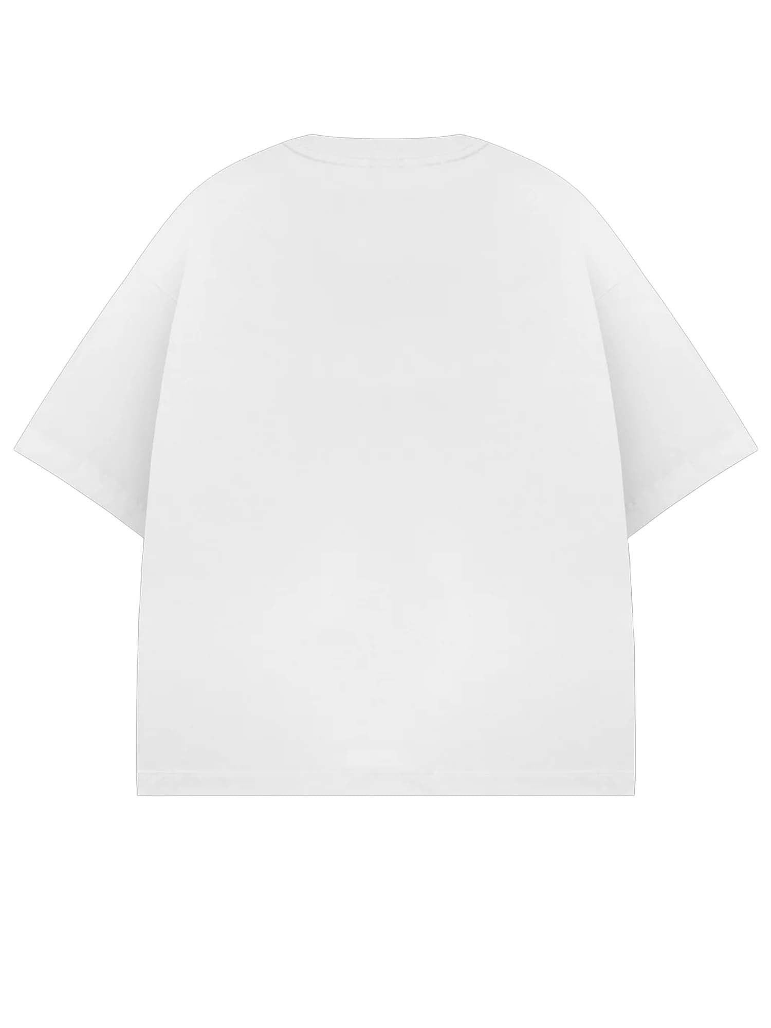 Dolly Noire 3D Box Logo Over Tee Bianco