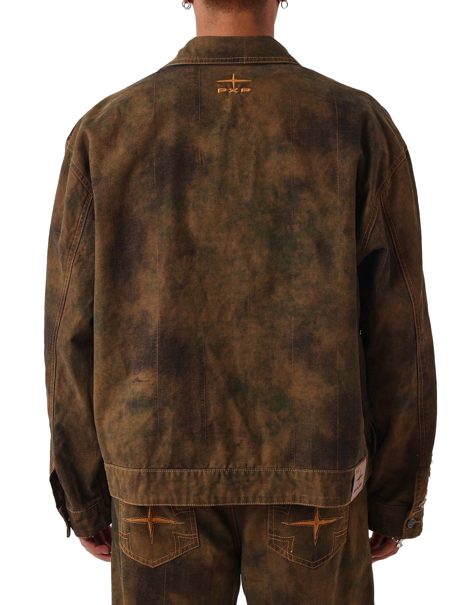 Project X Paris Giacca in Denim Marrone