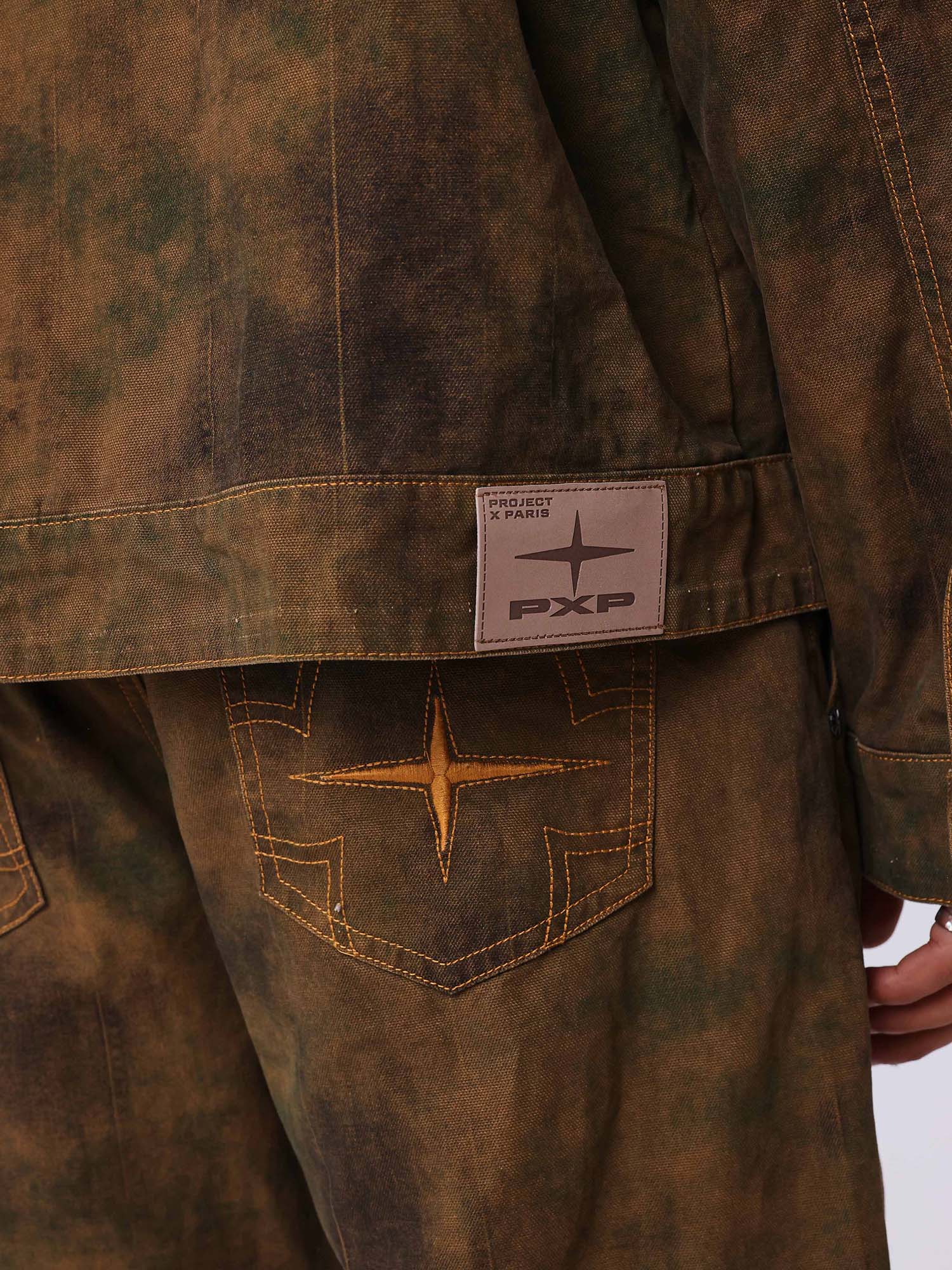Project X Paris Giacca in Denim Marrone