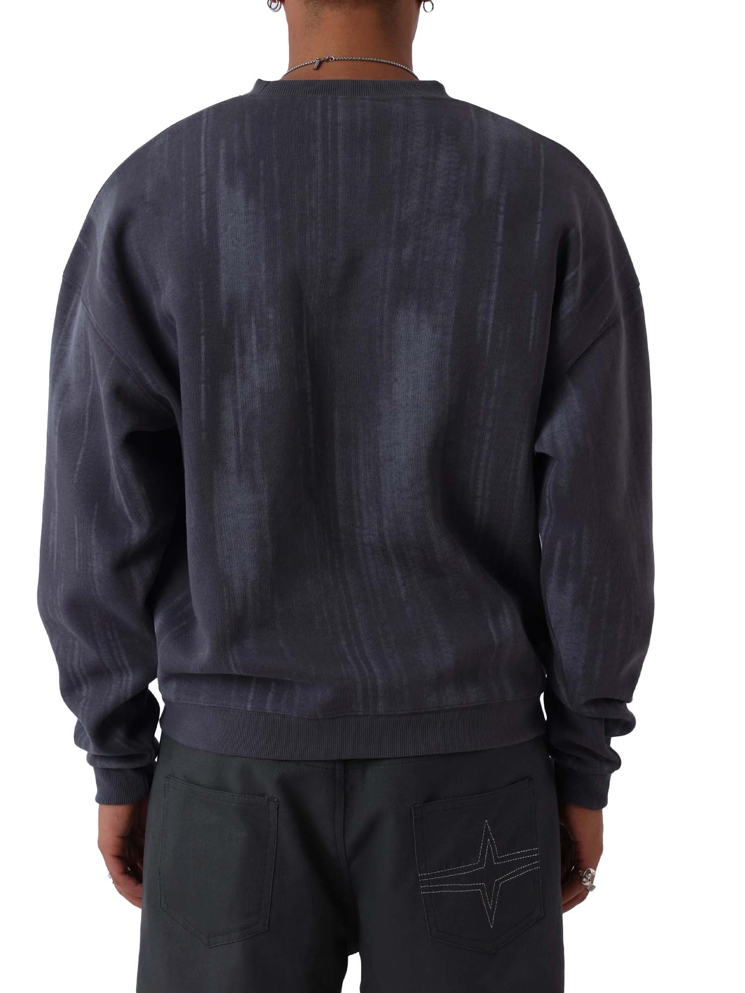 Project X Paris Felpa girocollo testurizzata Slacker Grigio